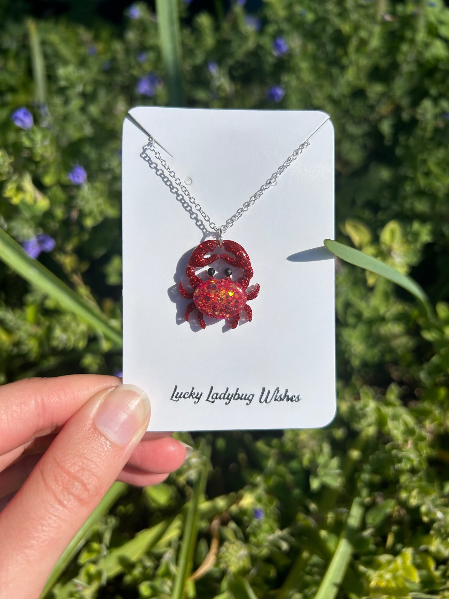 Crab necklace