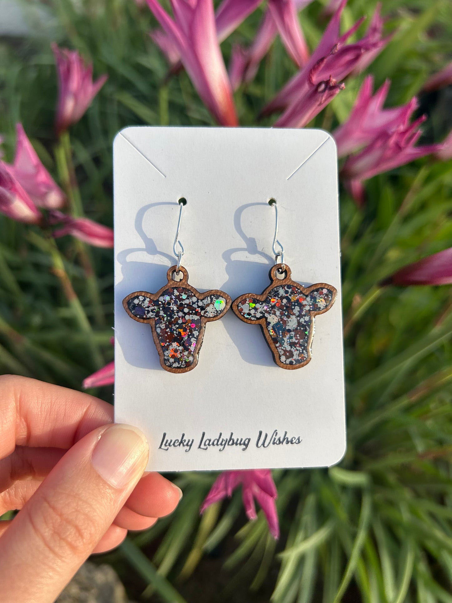 Cow Head earrings
