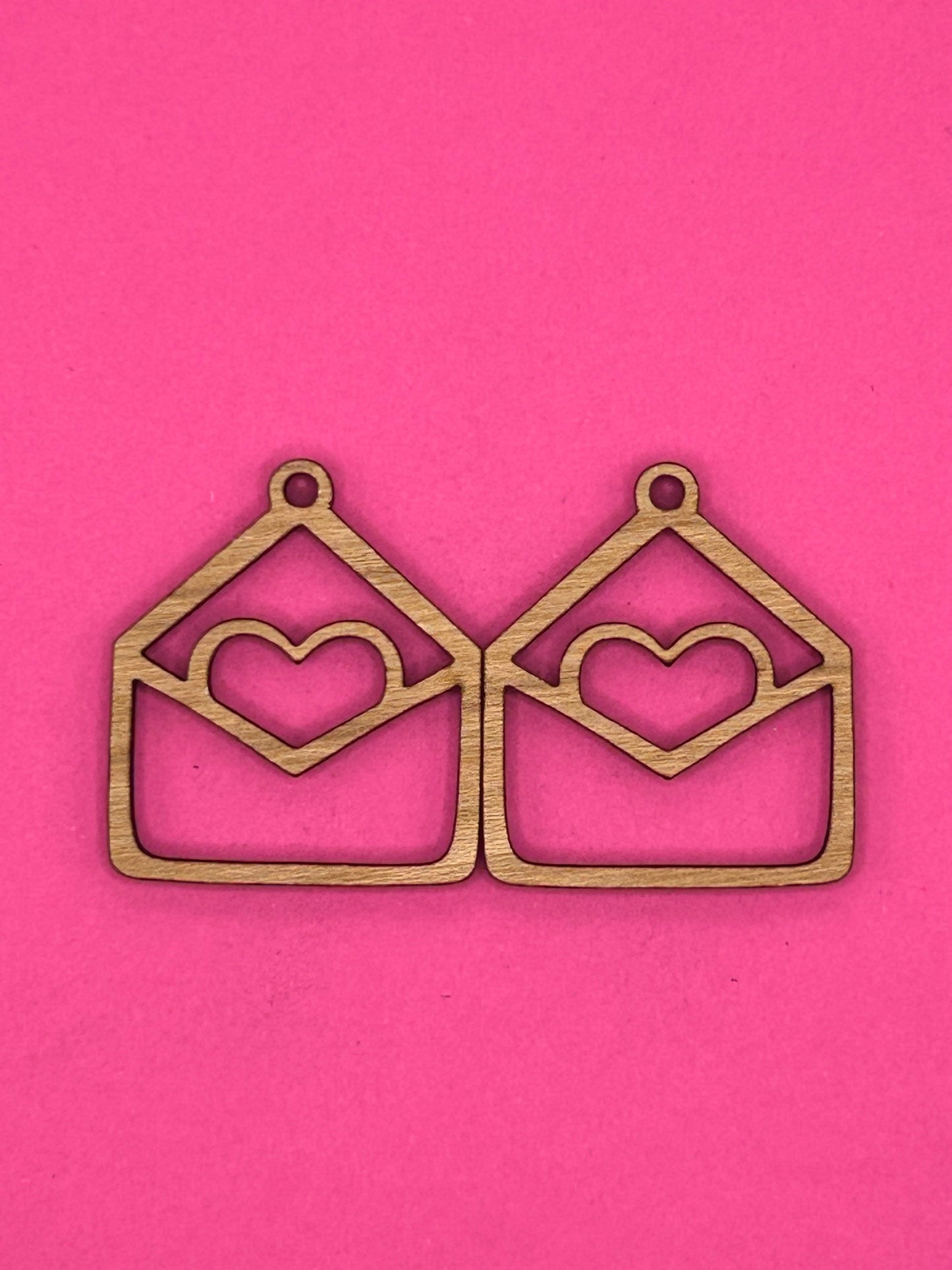 Blank love letter wooden bezel
