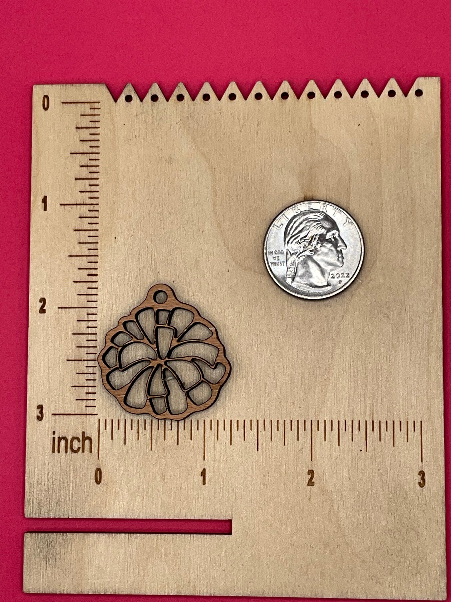 Blank Pom Pom wooden bezels