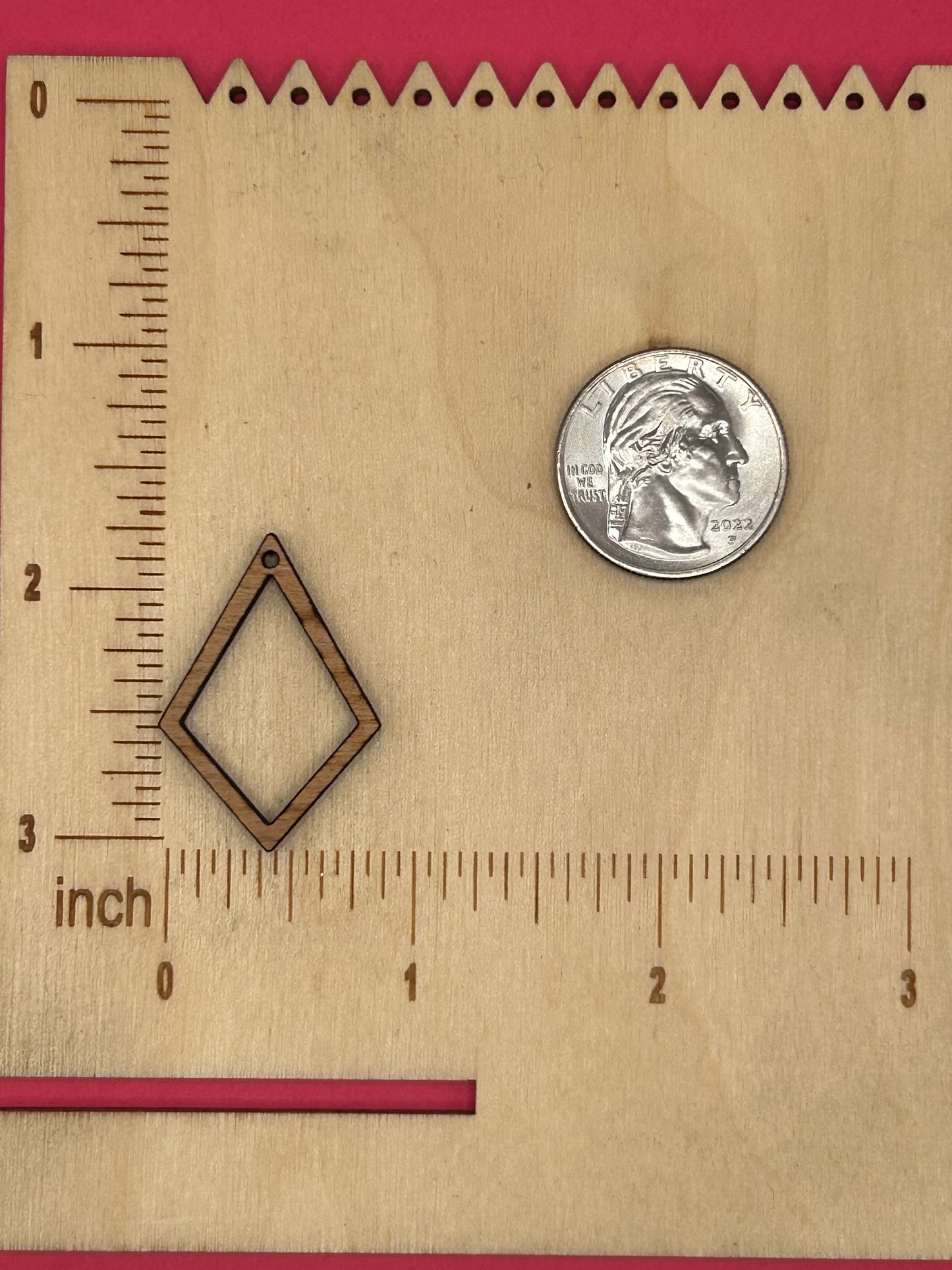 Blank Chevron wooden bezels