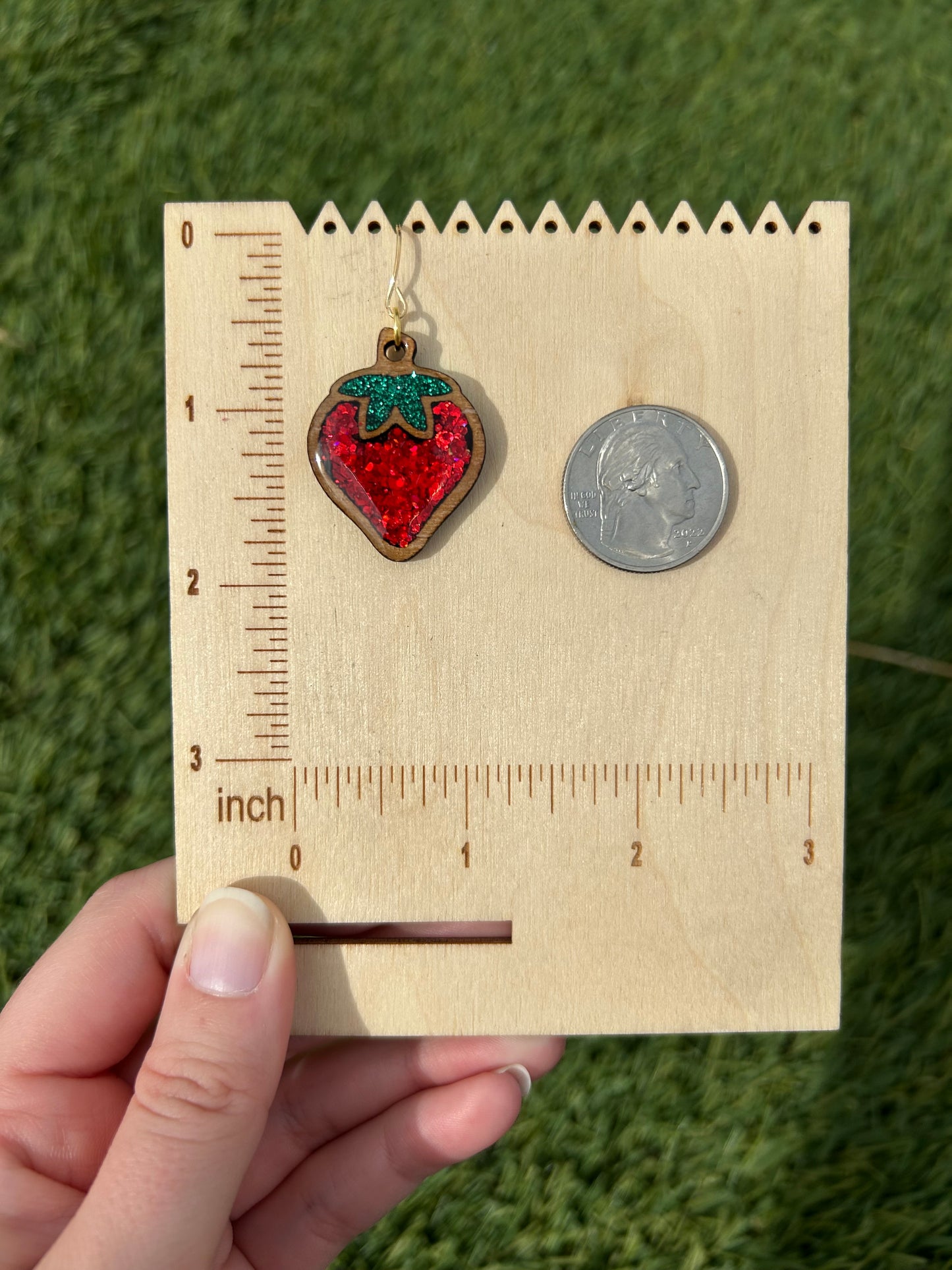 Strawberry earrings
