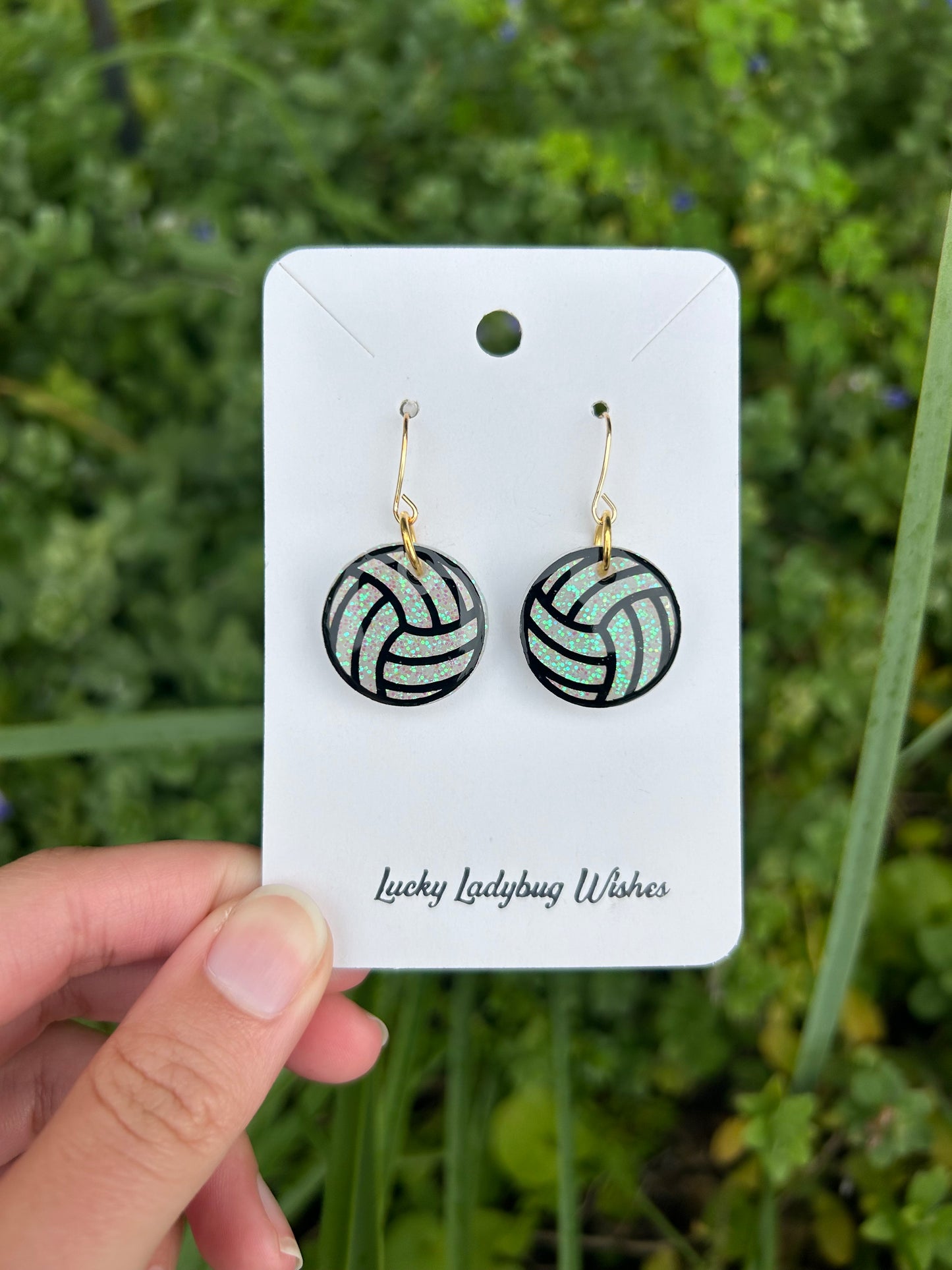 Volleyball earrings