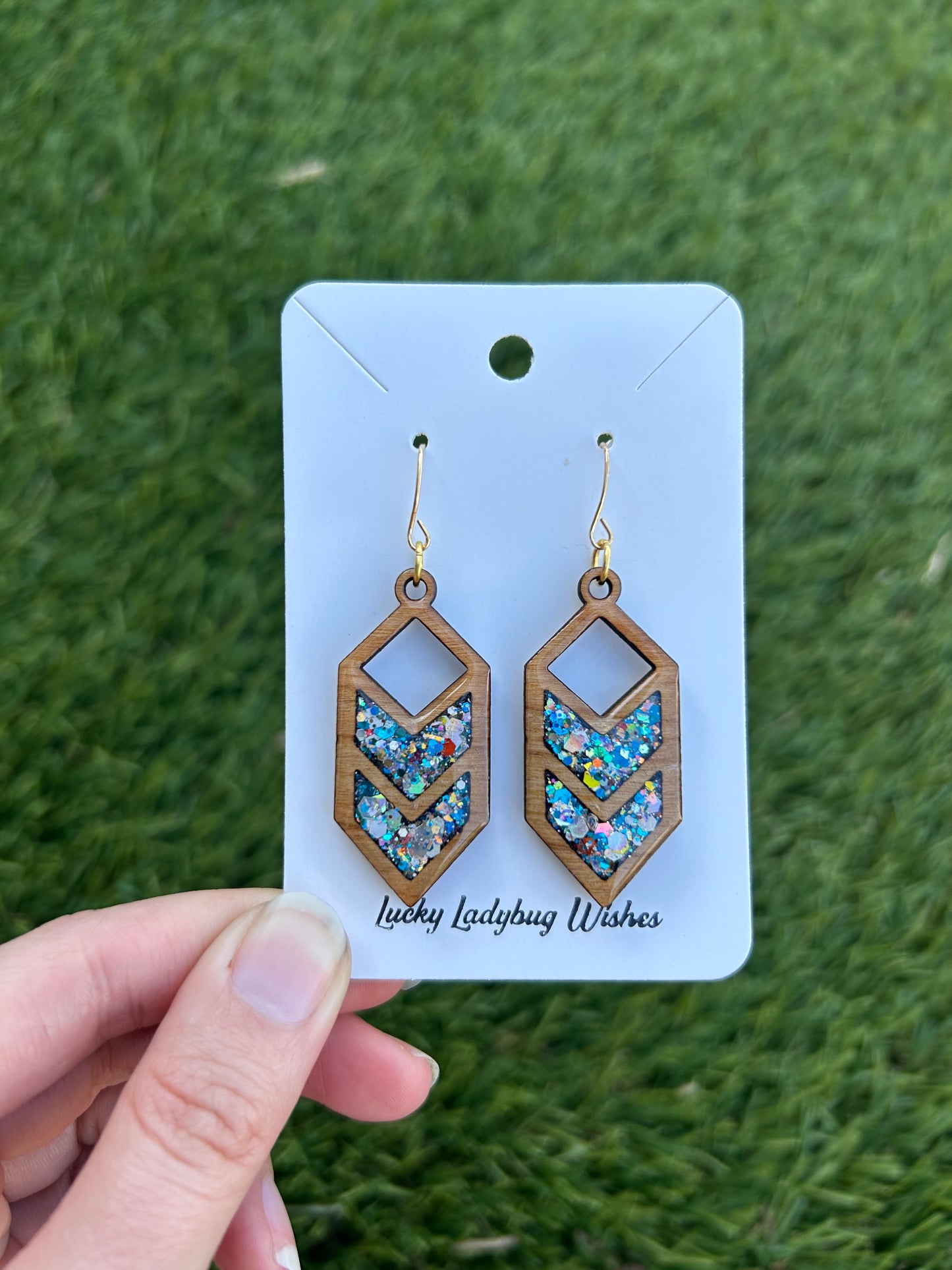 Paisley earrings