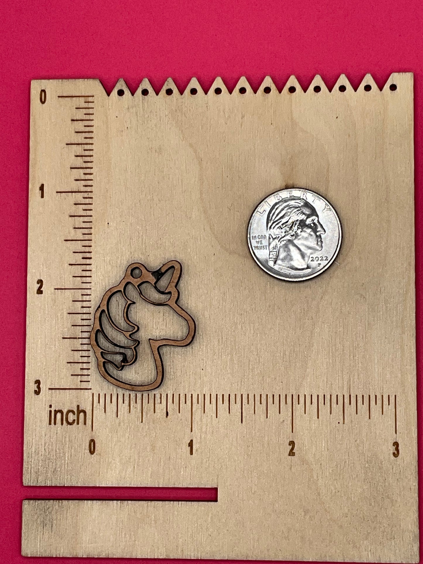 Blank Unicorn wooden bezels