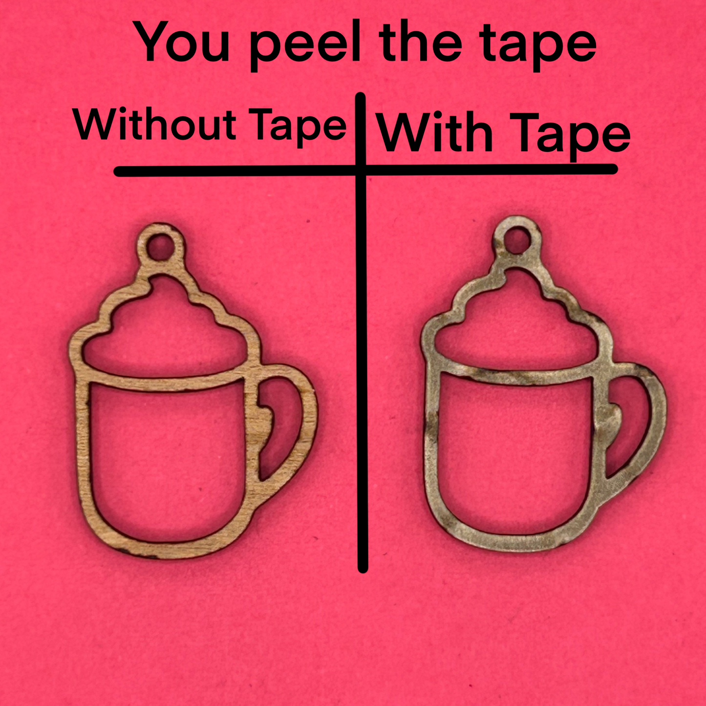 Blank Mug wooden bezel