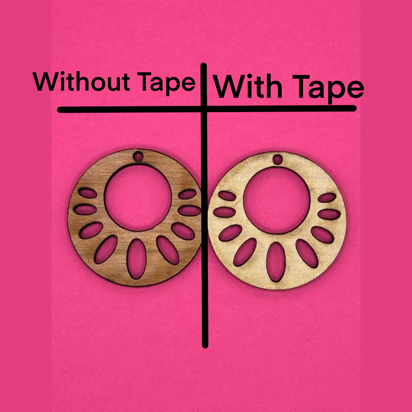 Blank Earlene wooden bezel