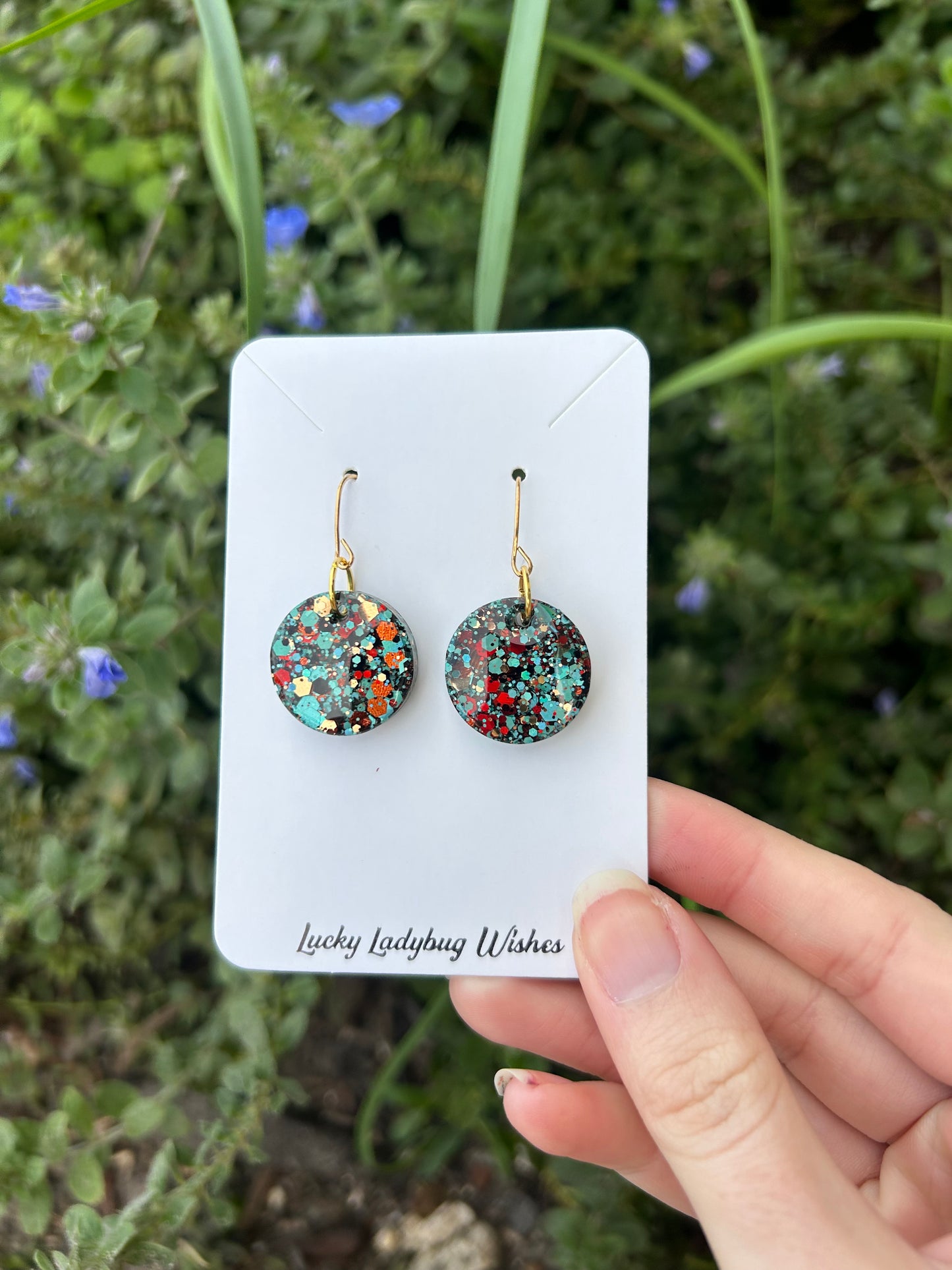 Small atta girl earrings