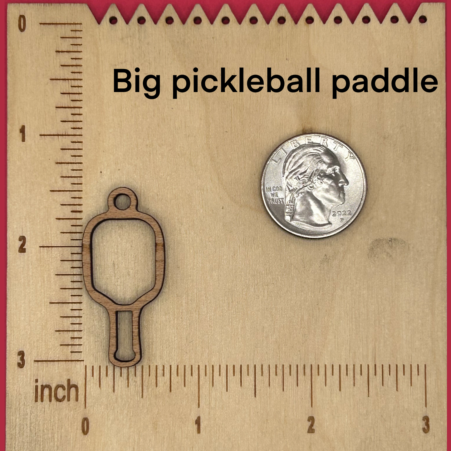 Blank Pickleball Paddle wooden bezels