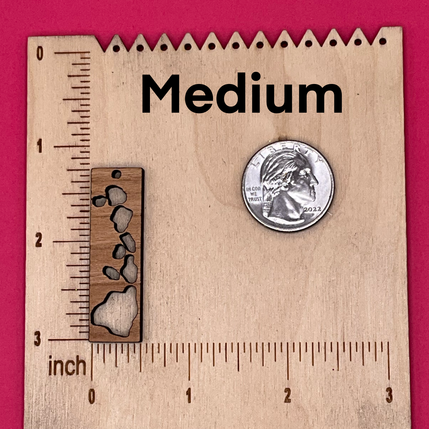 Blank Hawaii Rectangle wooden bezel