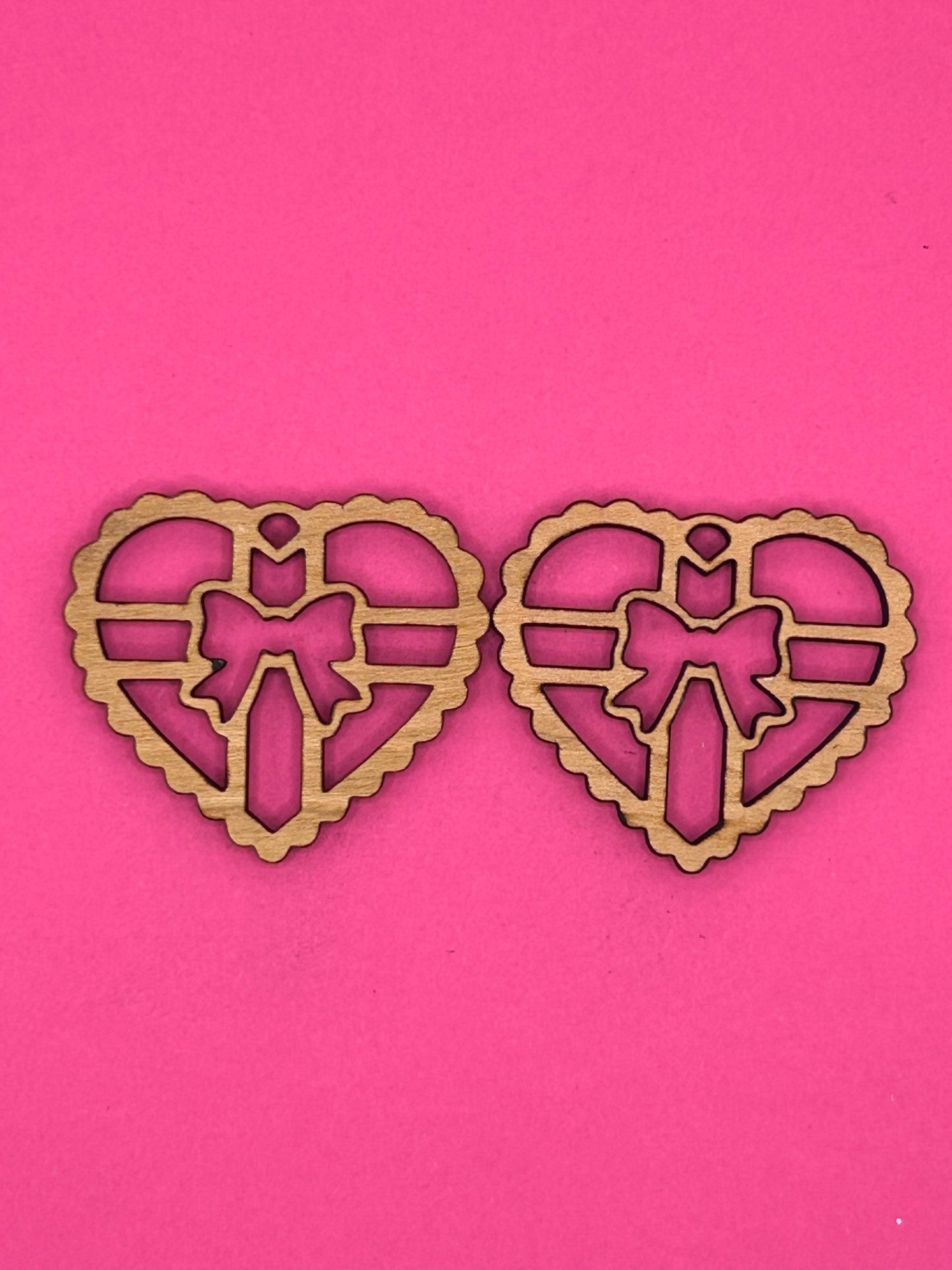 Blank chocolate box wooden bezels