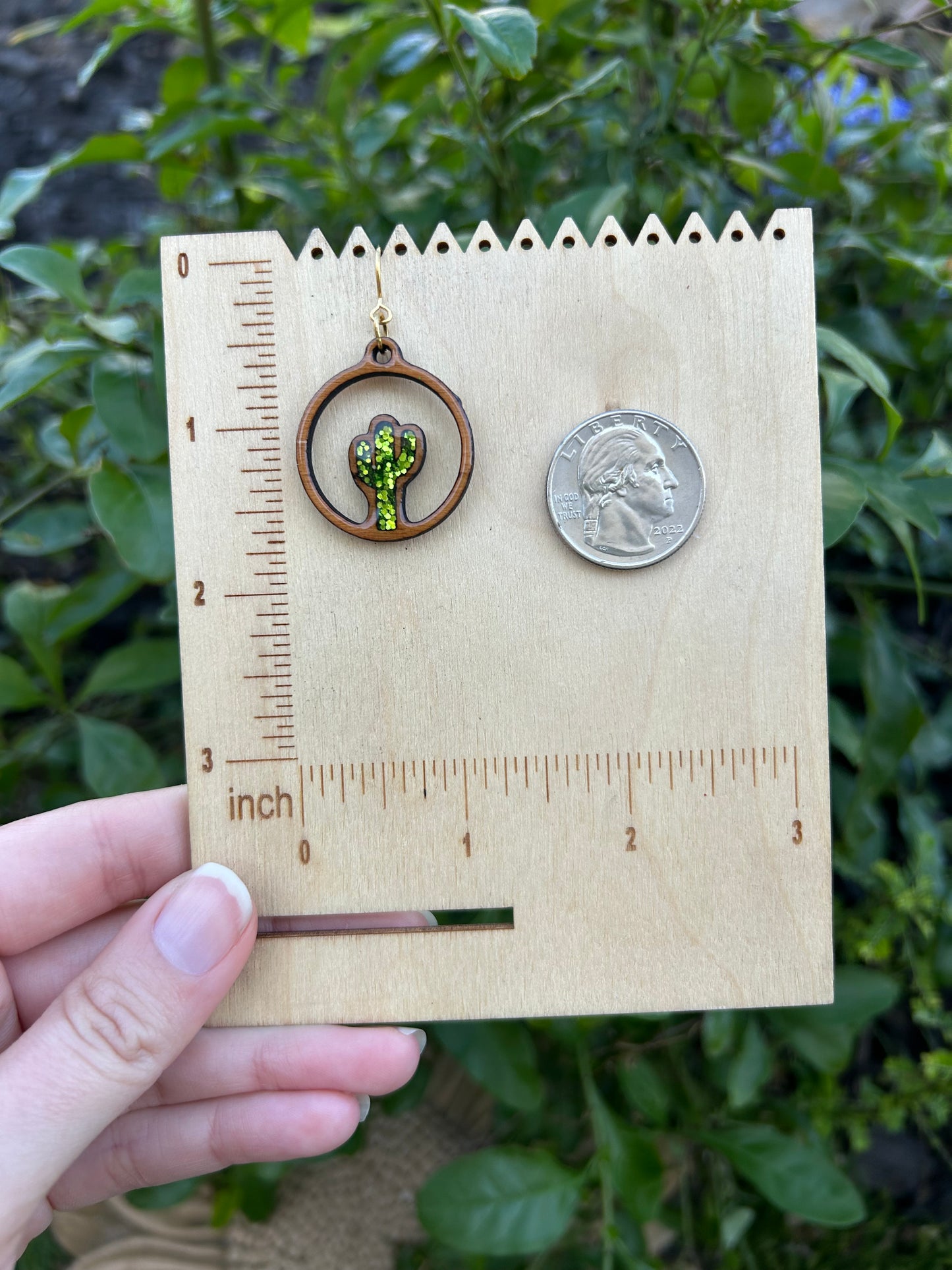 Cactus Hoop earrings