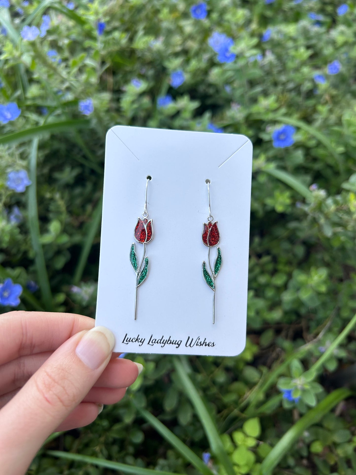 Tulip earrings