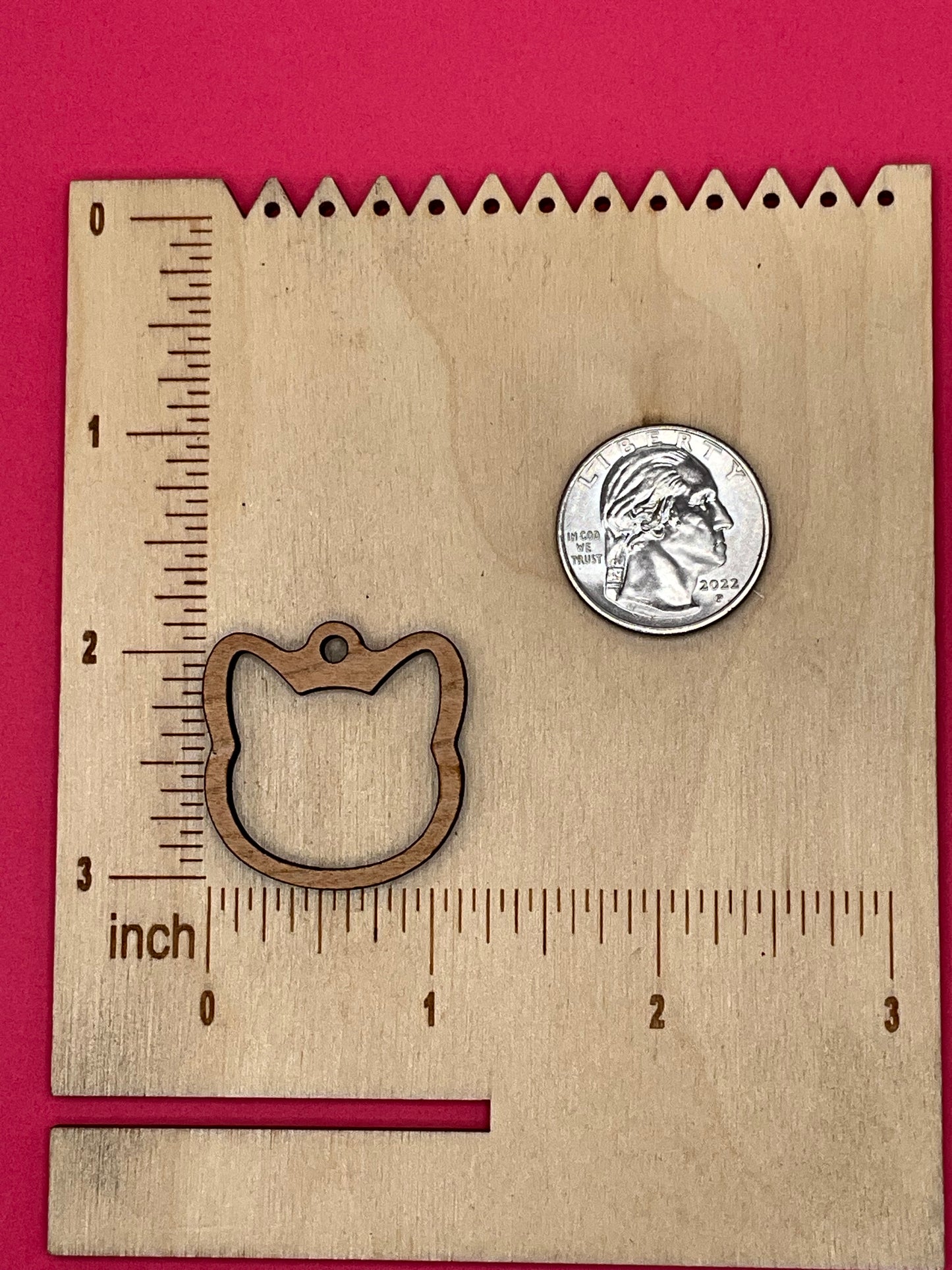 Blank Cat Head wooden bezels