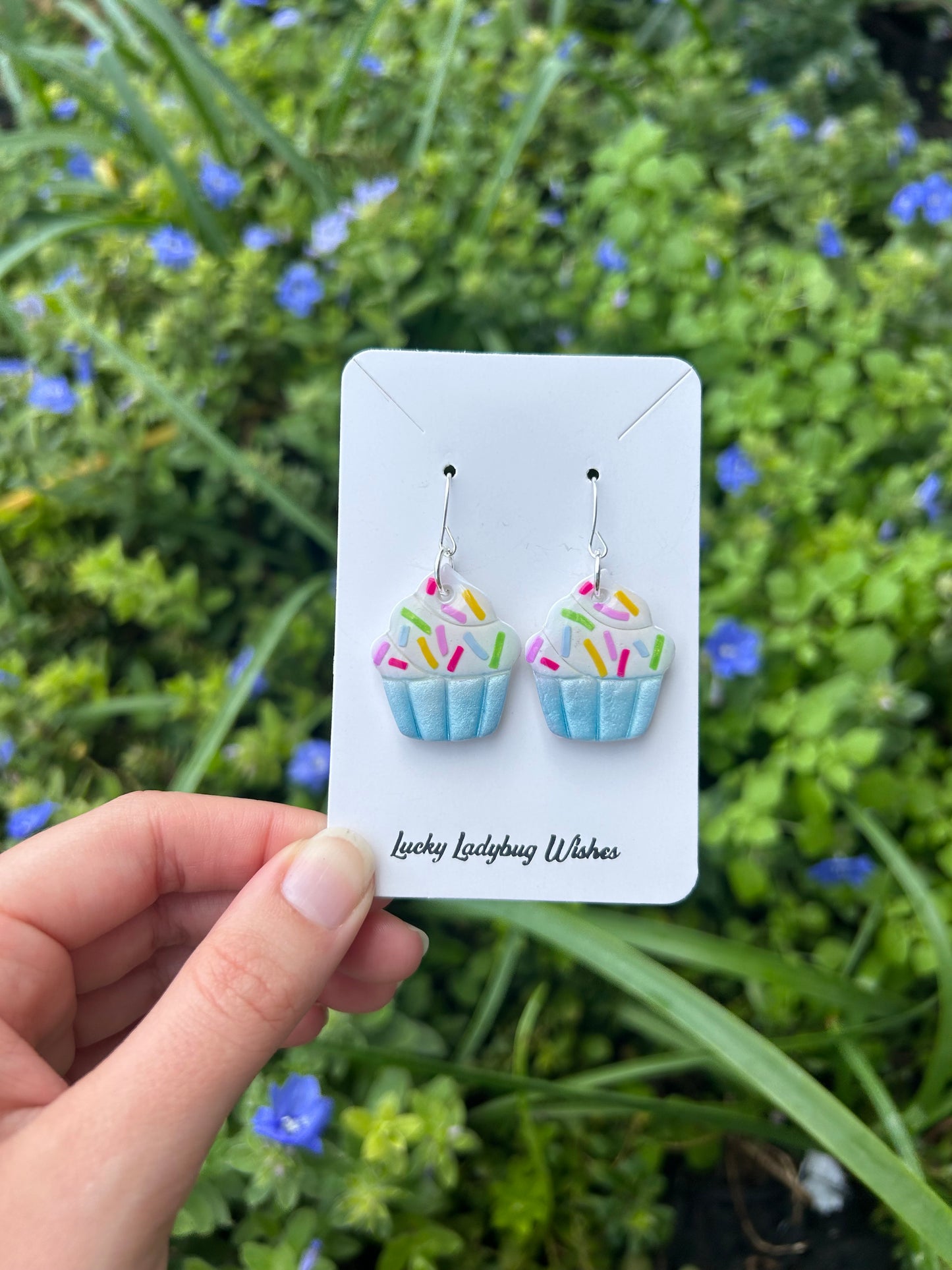 Cupcake earrings