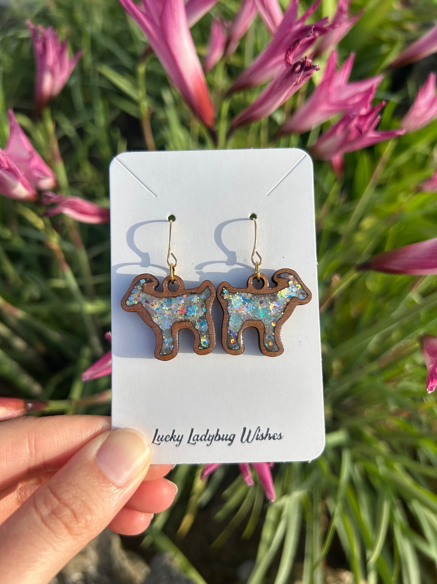 Goat earrings