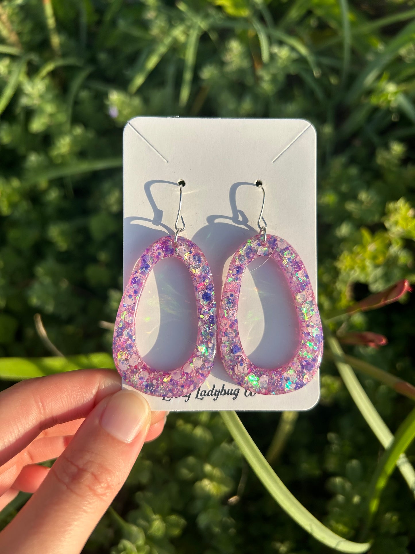 Big Summer Sunset earrings