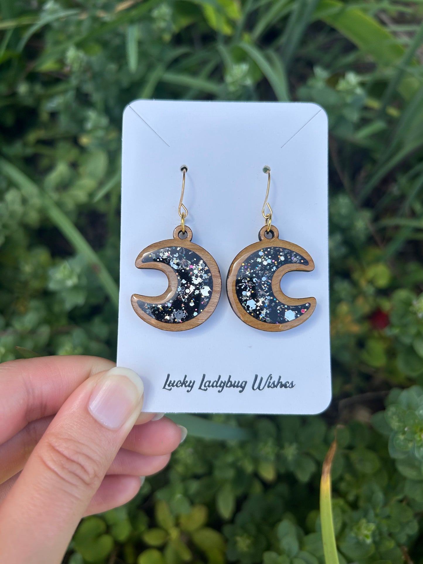 Moon earrings