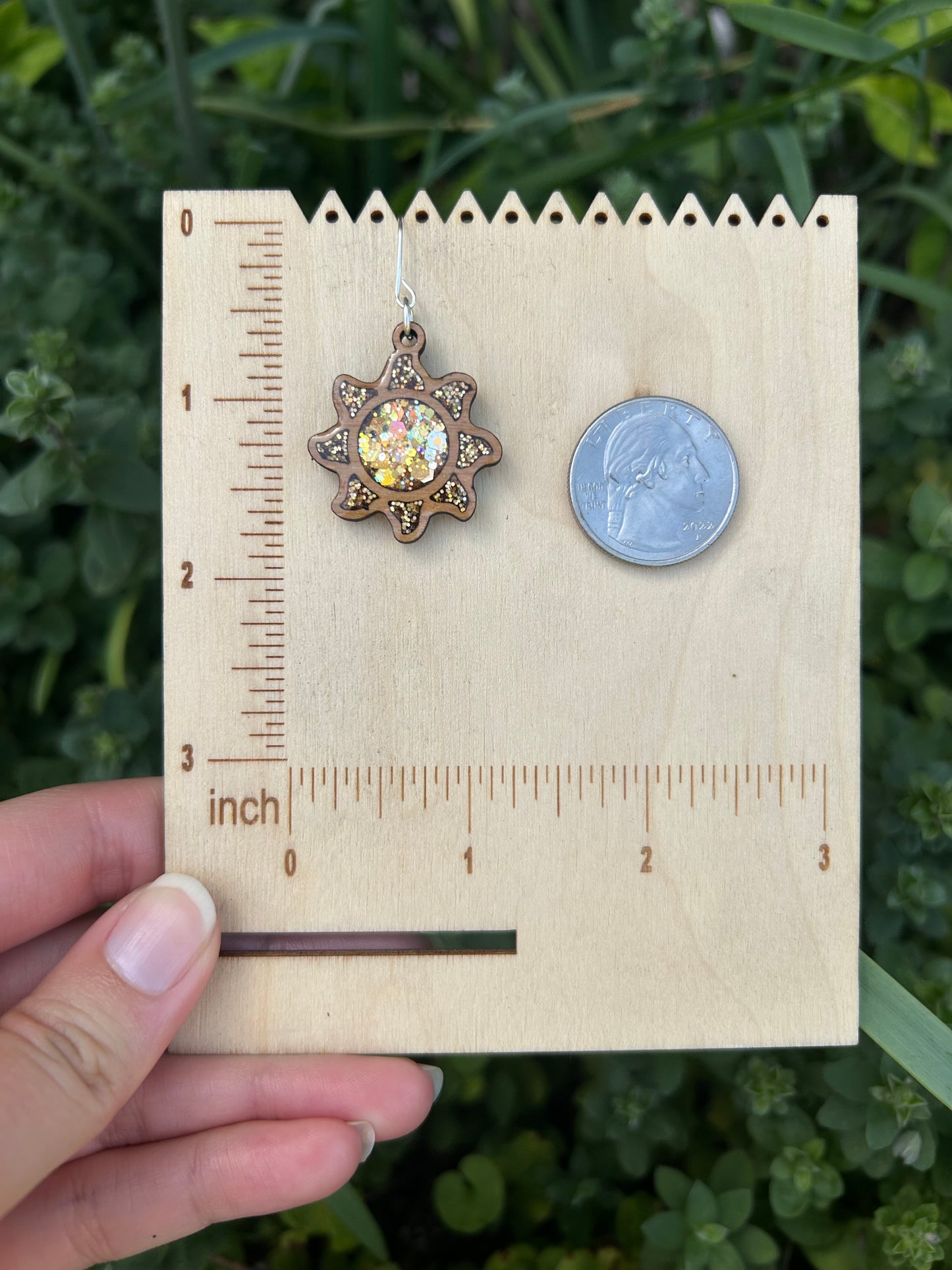 Sun earrings