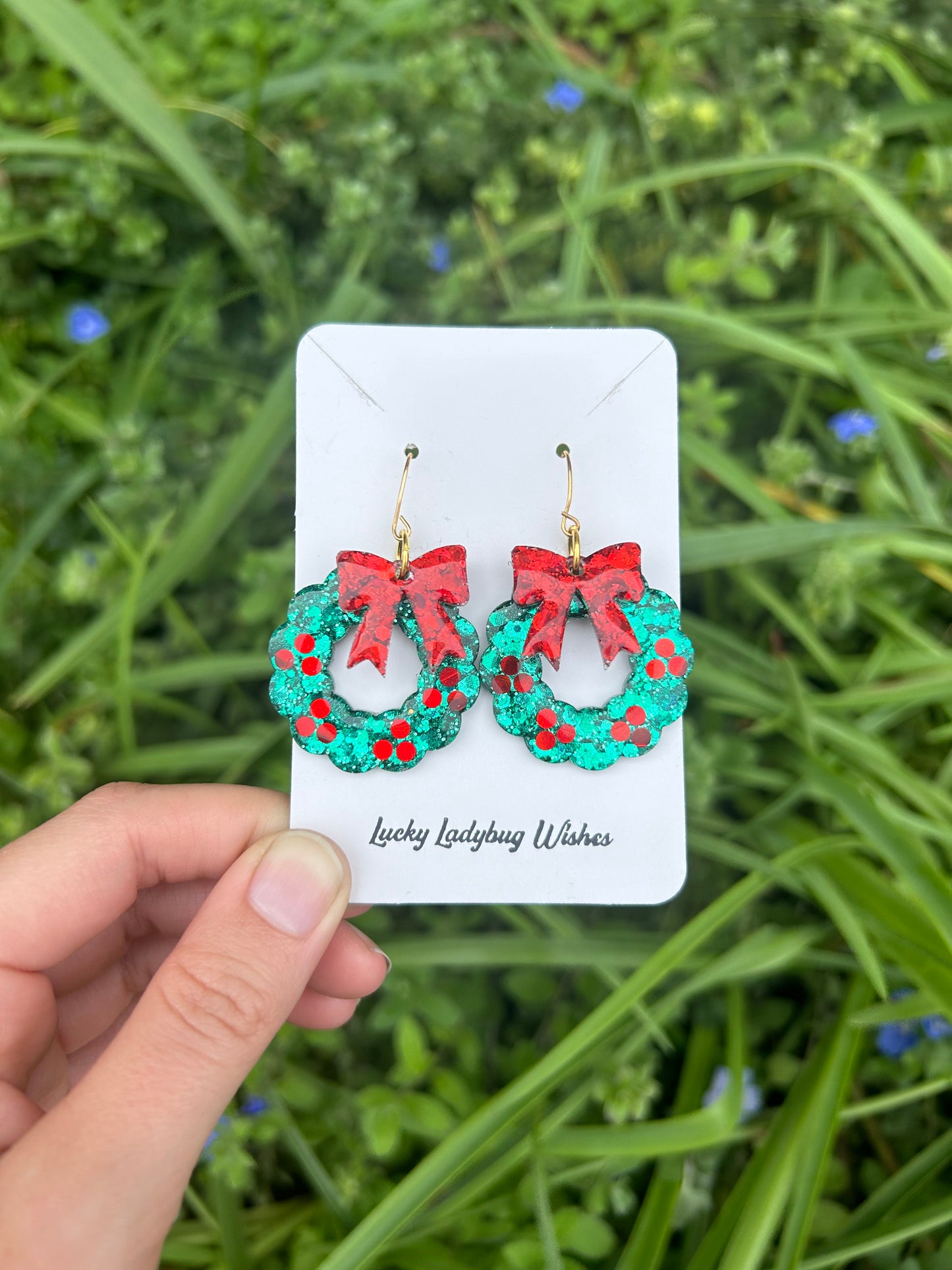 Wreath earrings