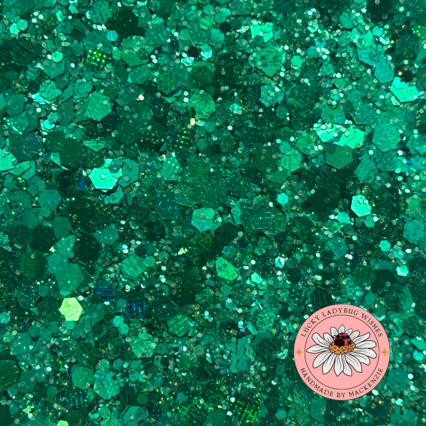 Emerald glitter