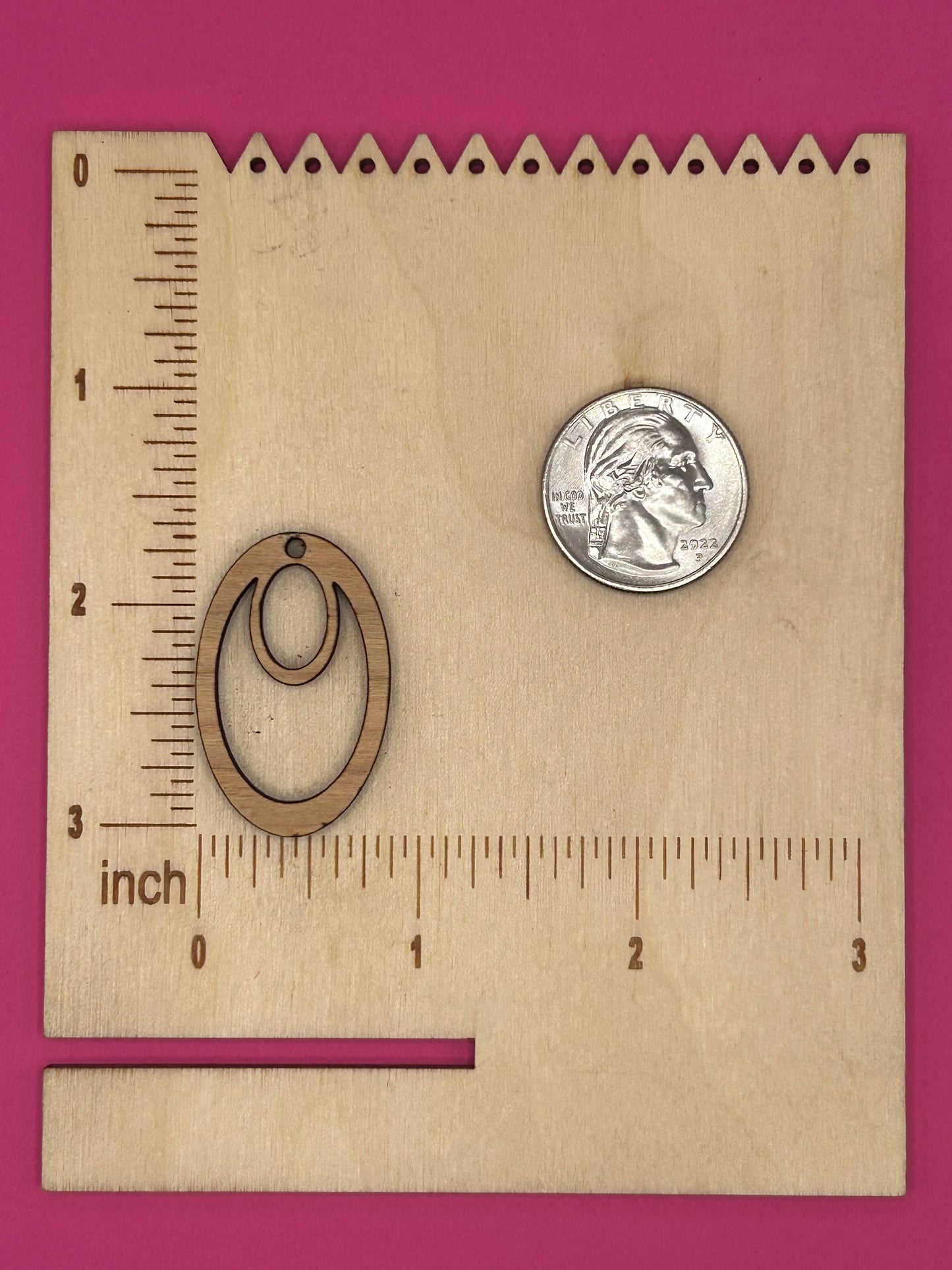 Blank Brooke wooden bezel