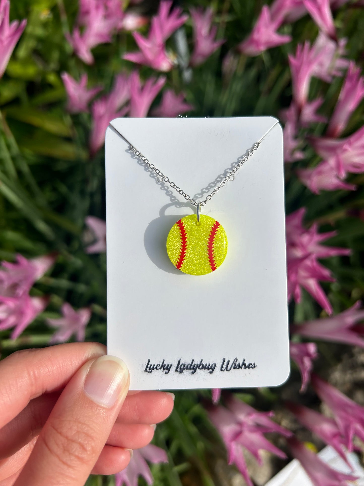 Softball necklace