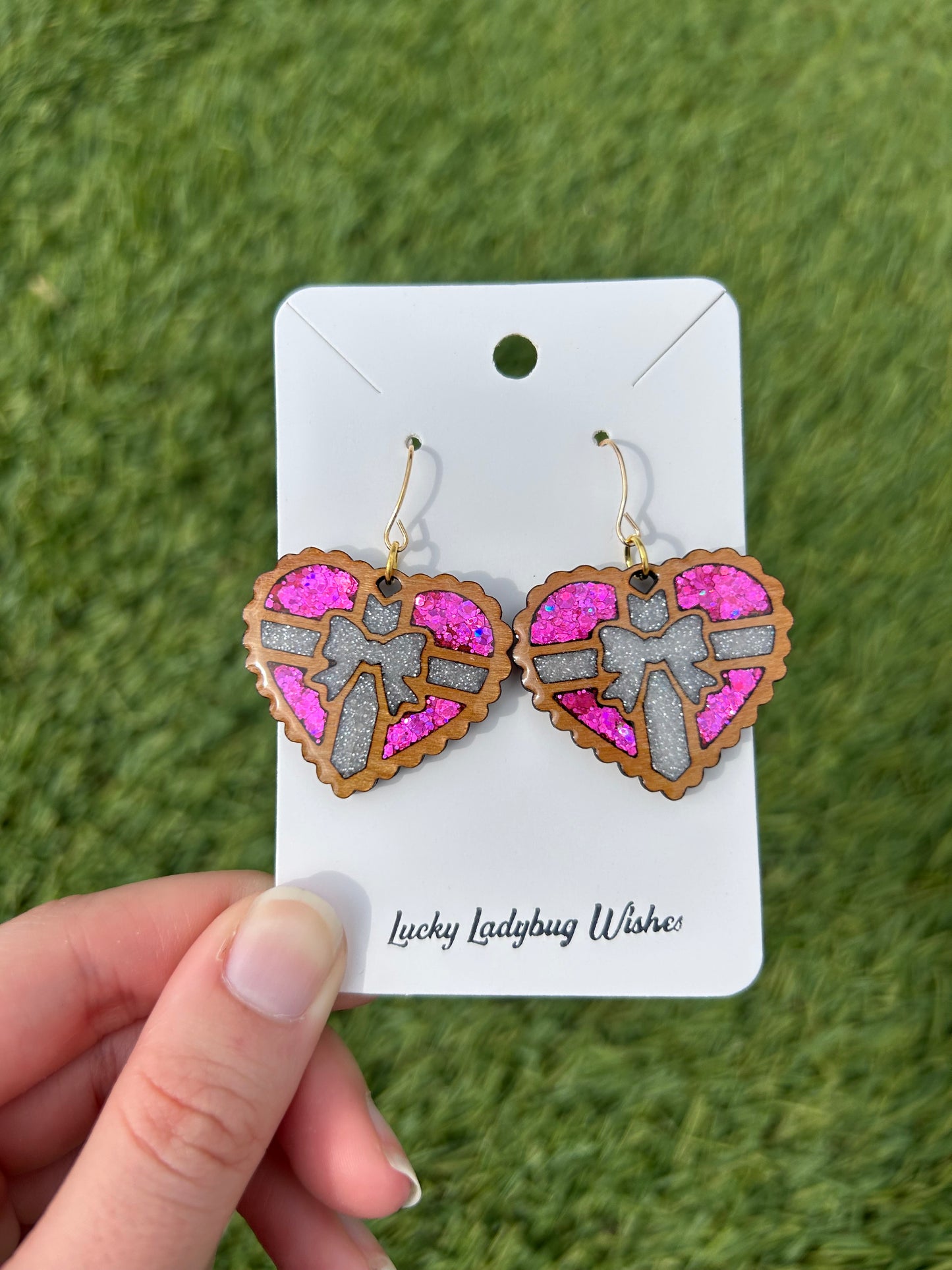Chocolate box earrings