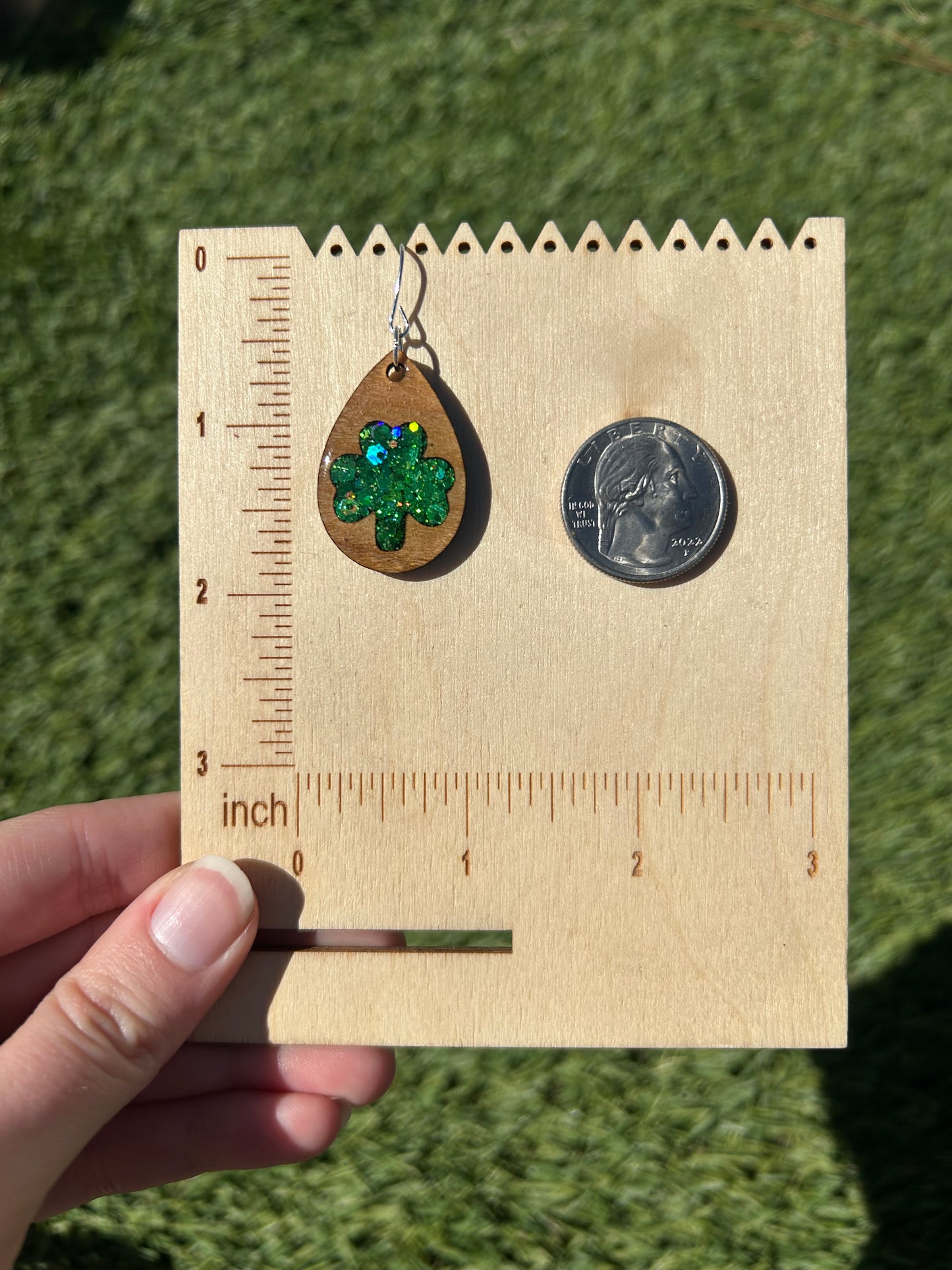 Teardrop Clover earrings