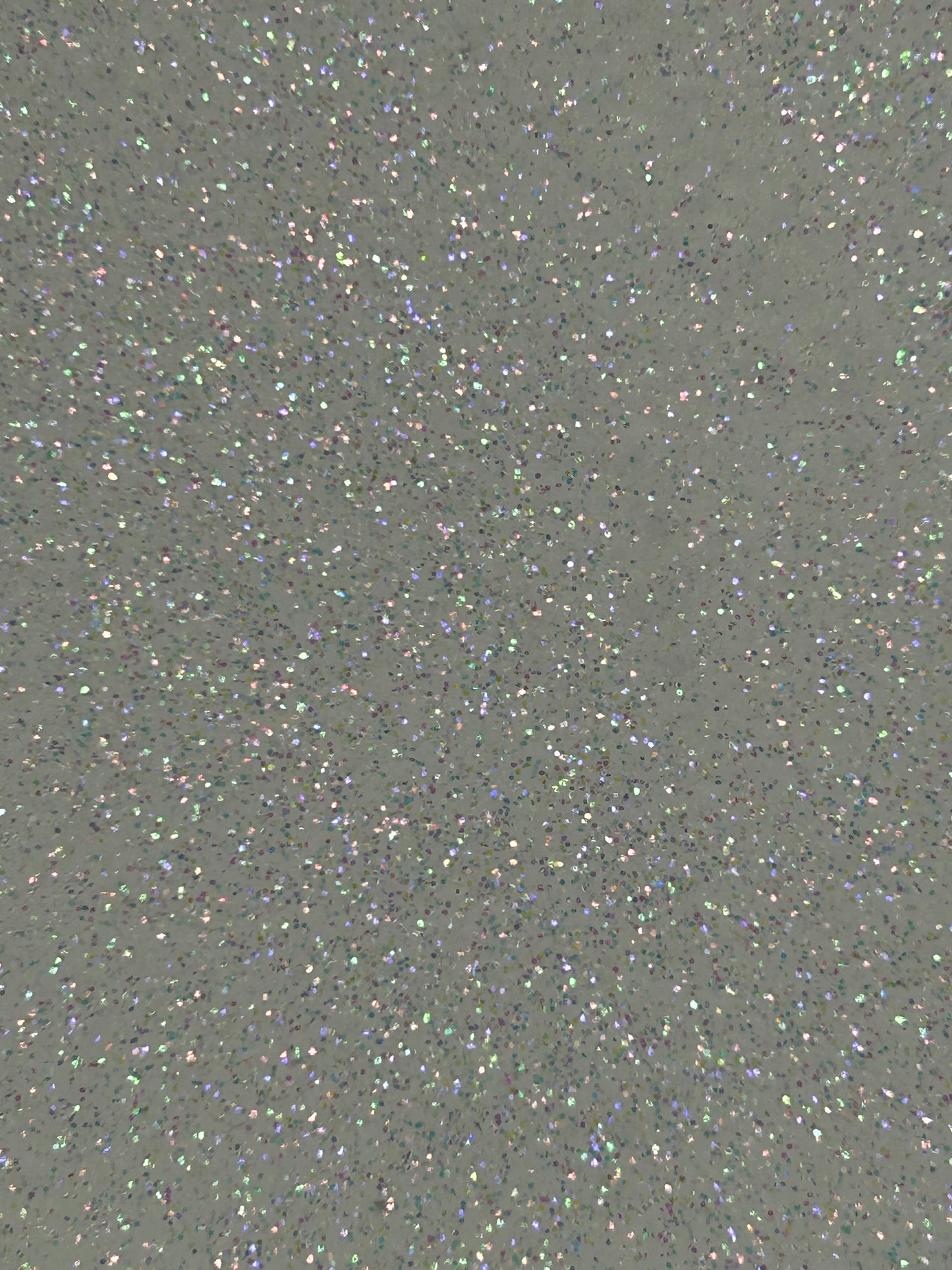 Fine iridescent white glitter