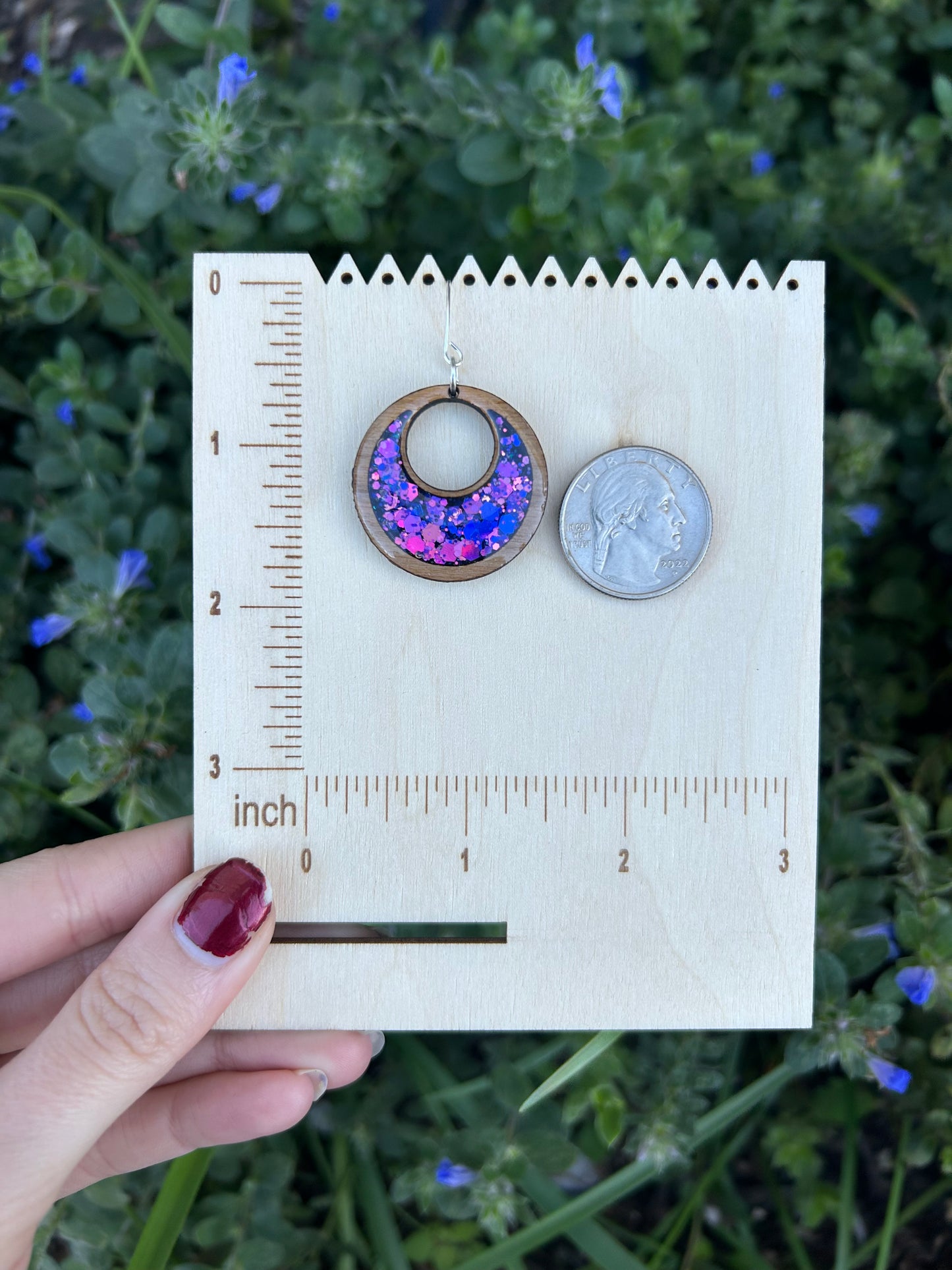 Galaxy earrings