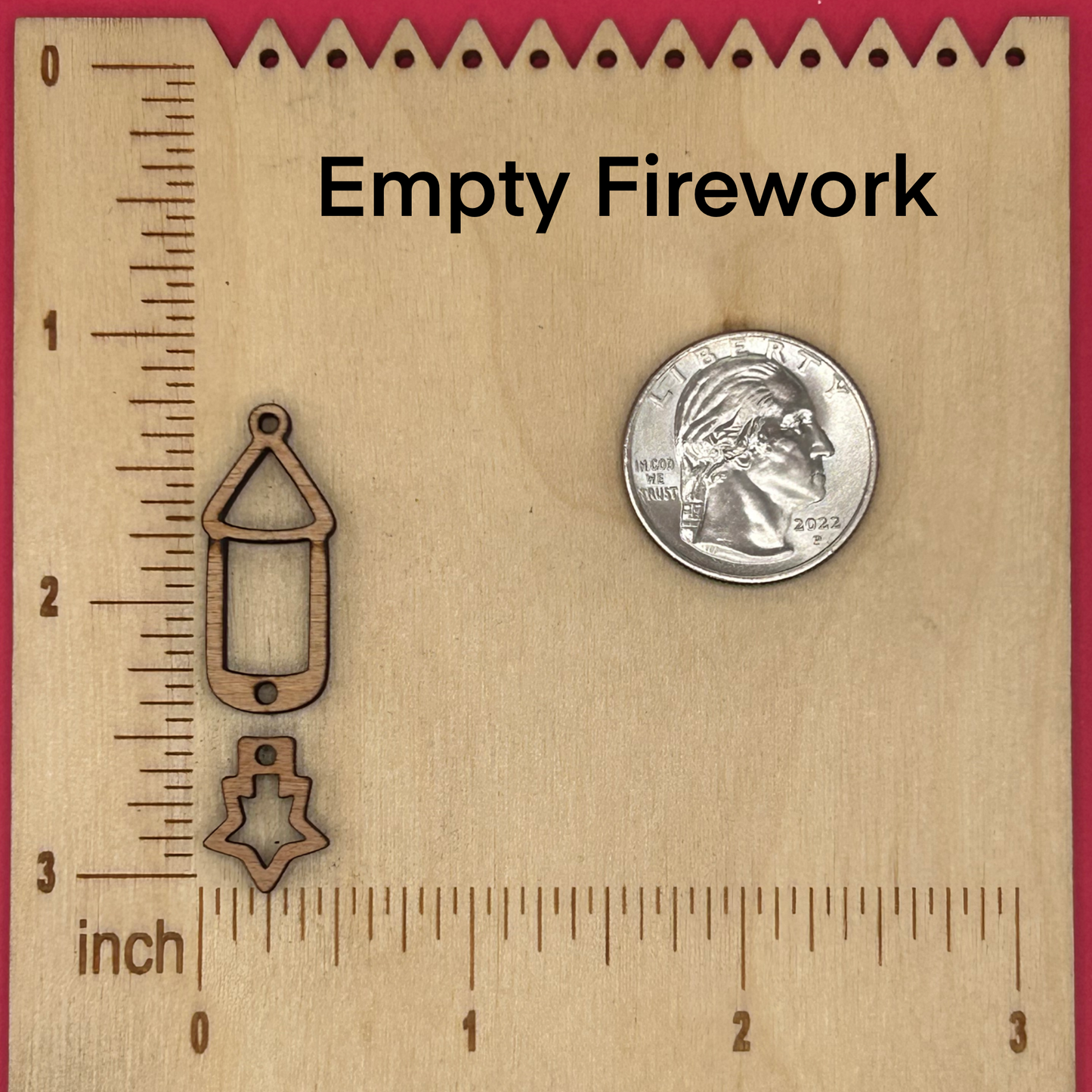 Blank 2 Piece Fireworks wooden bezels