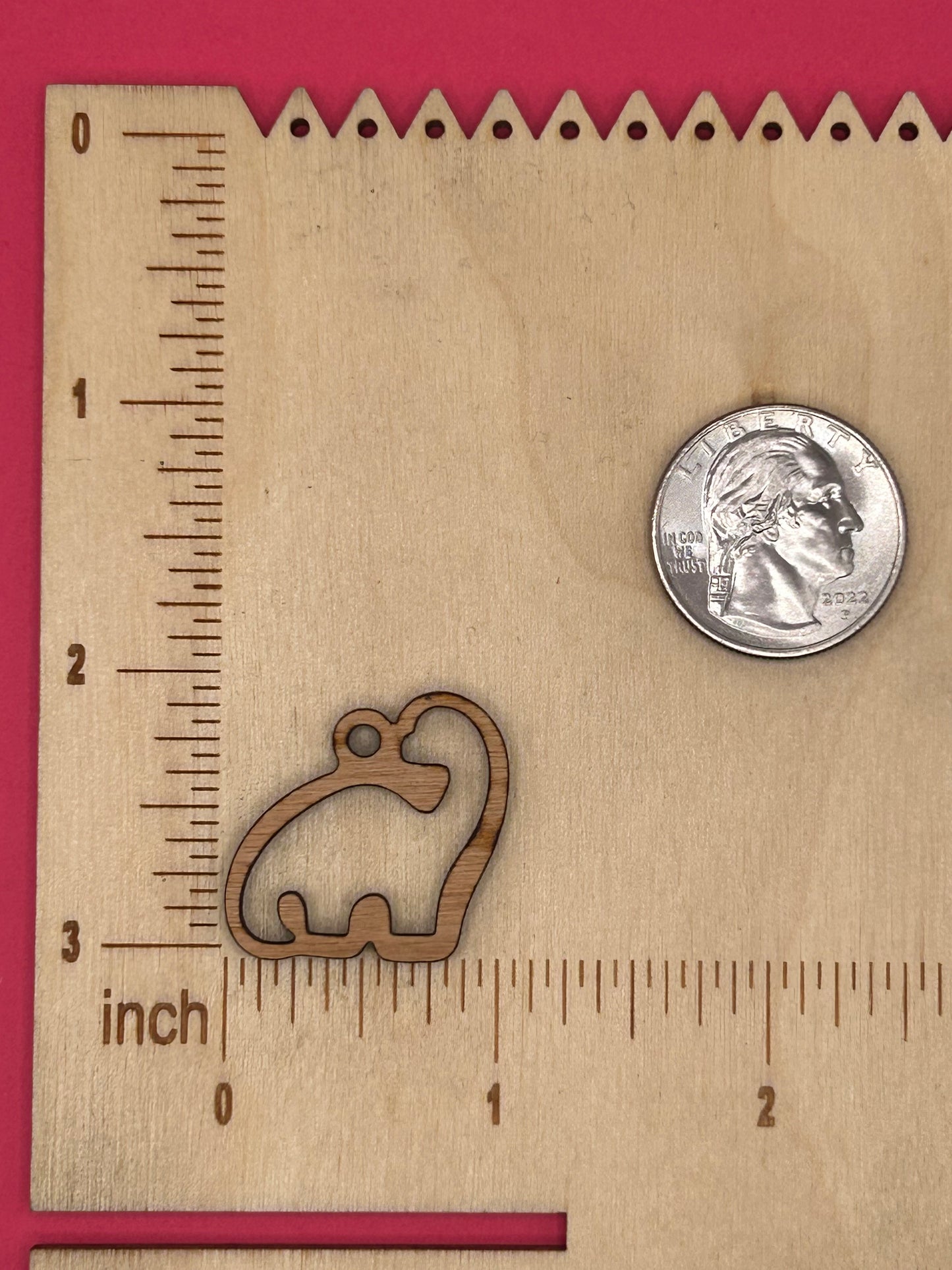 Blank Brachiosaurus wooden bezels