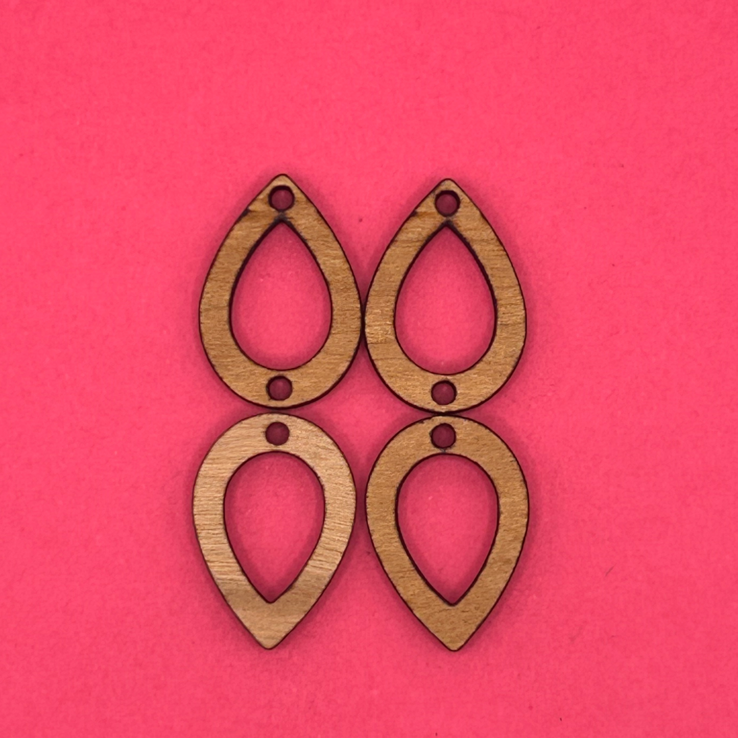 Blank 2 piece Scales wooden bezels