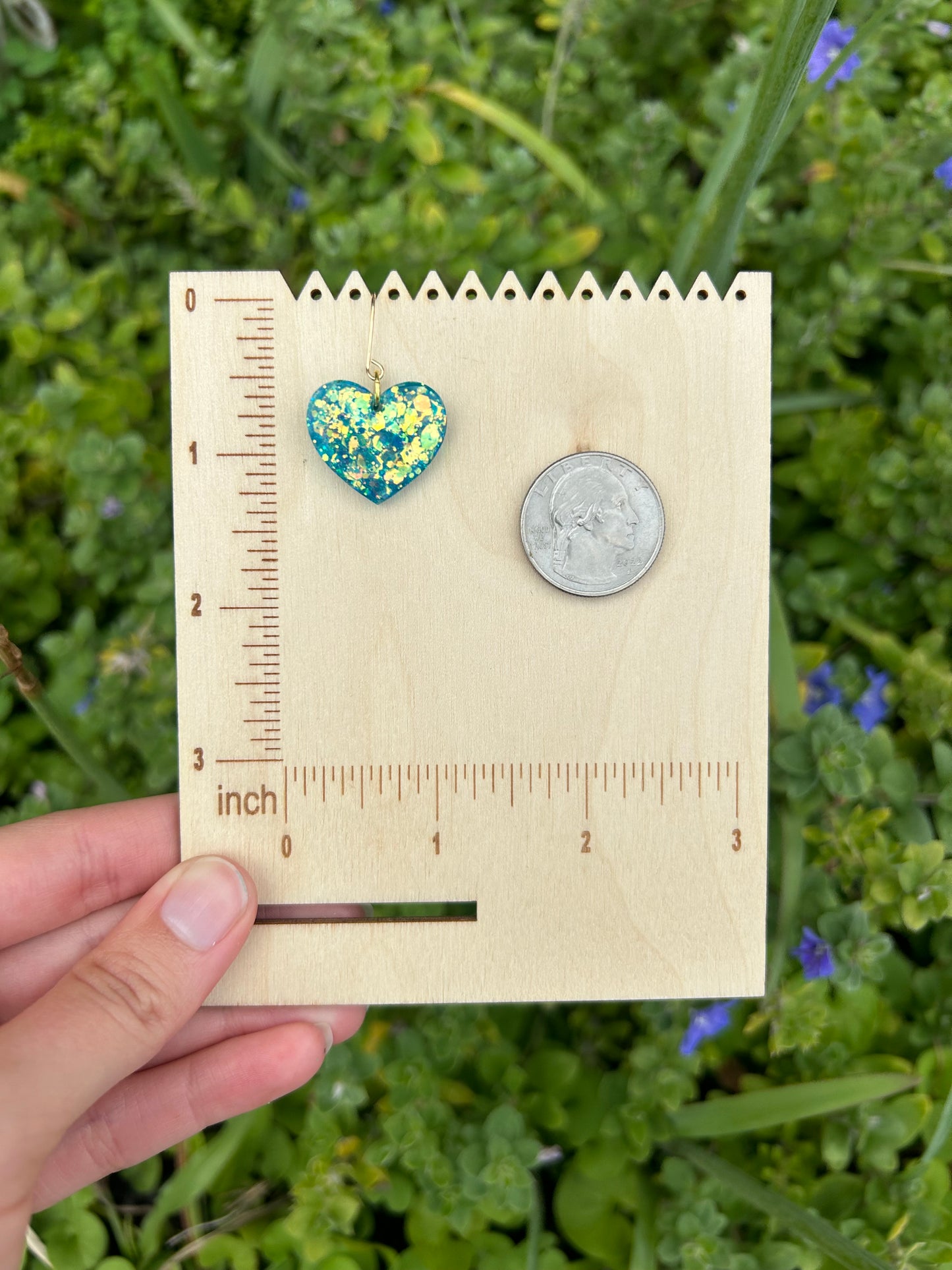 Small Iris earrings