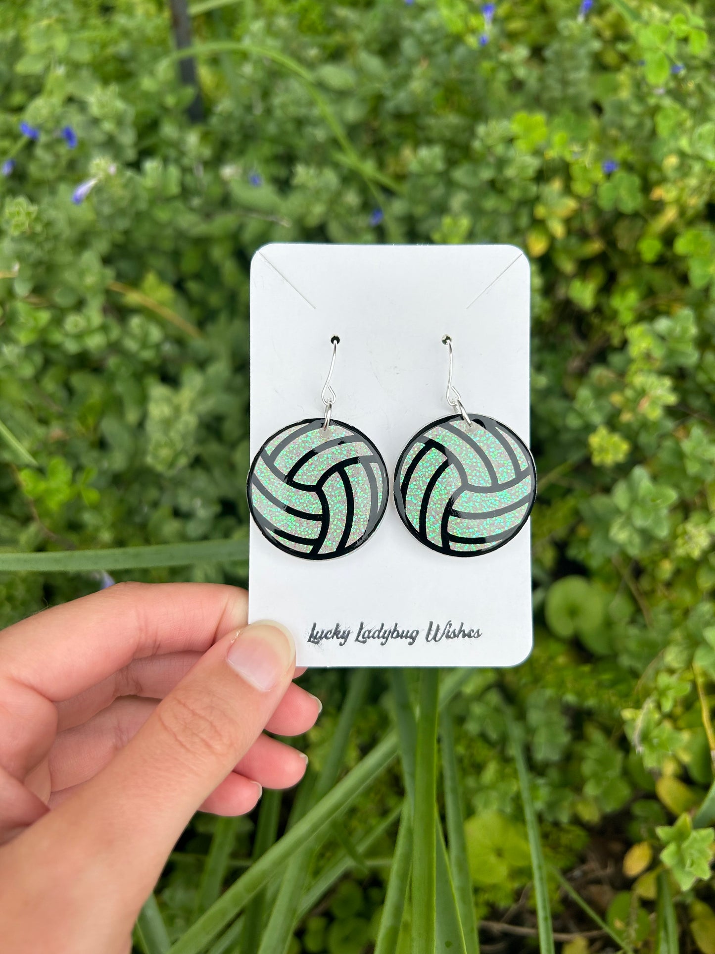 Volleyball earrings