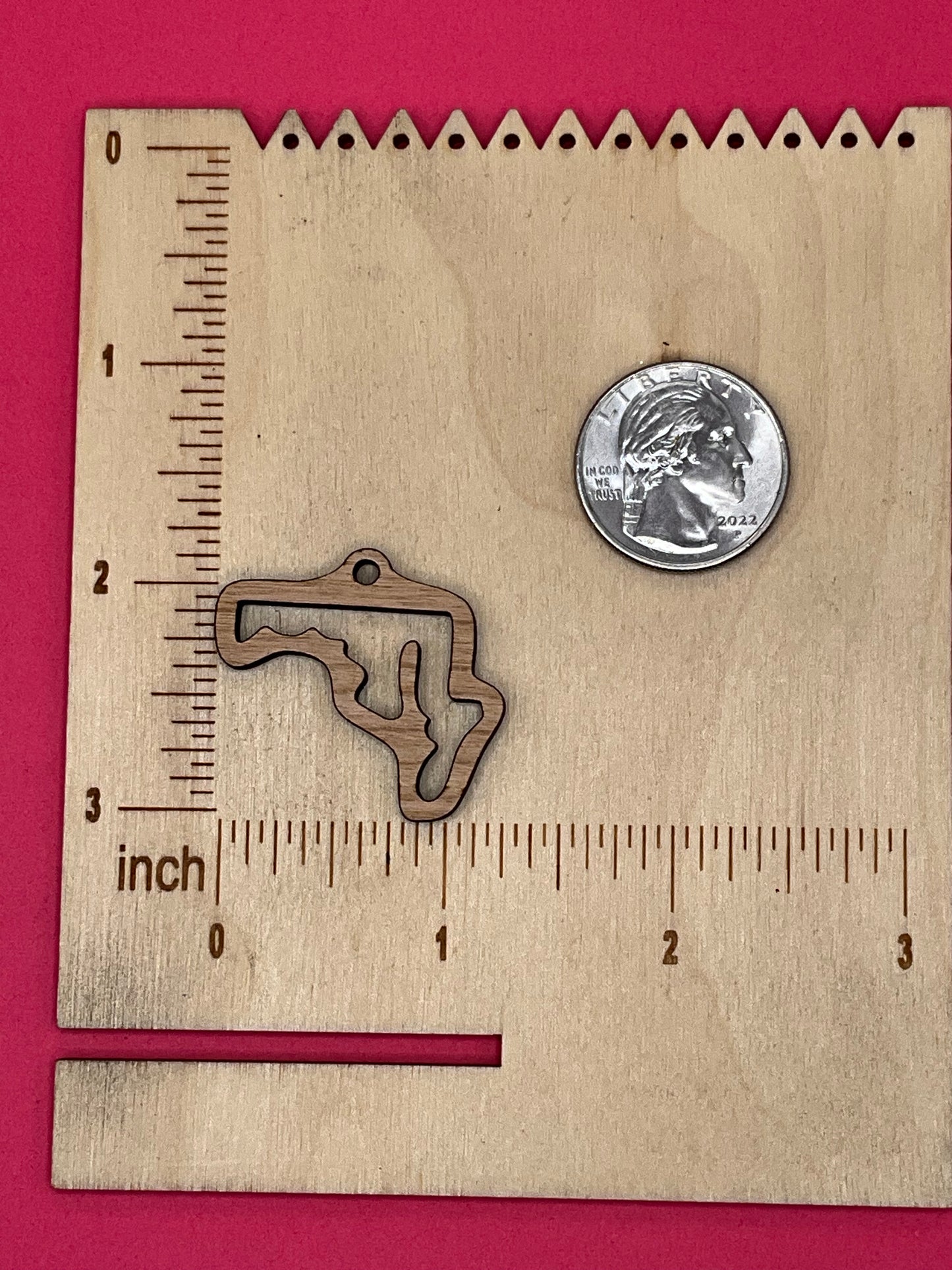 Blank Maryland wooden bezel
