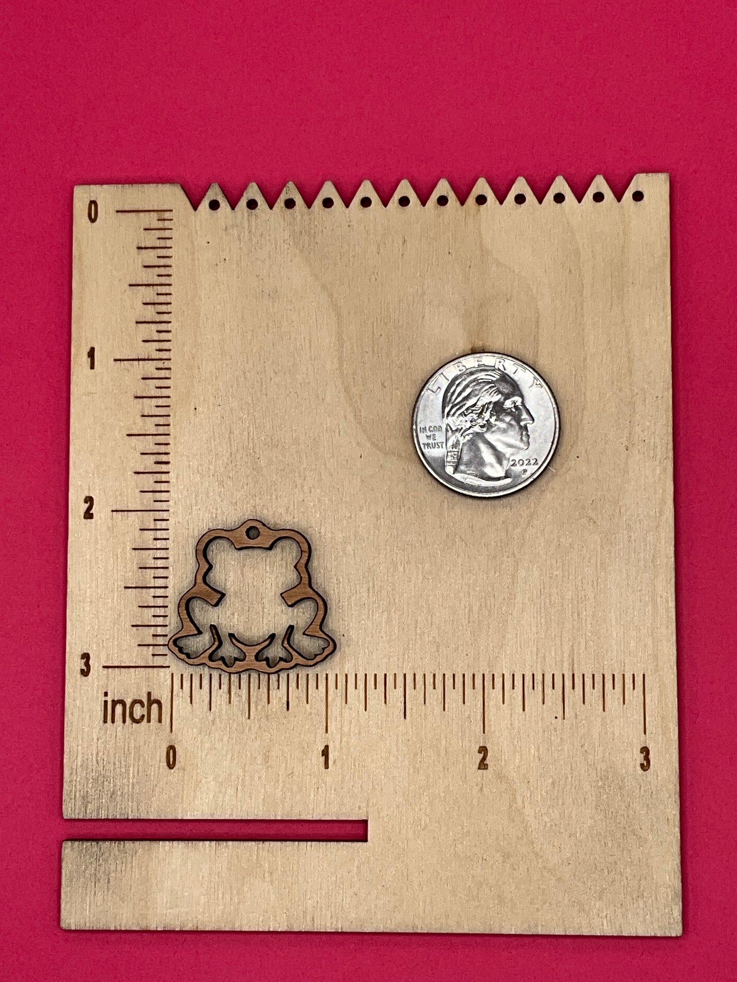Blank Frog wooden bezels