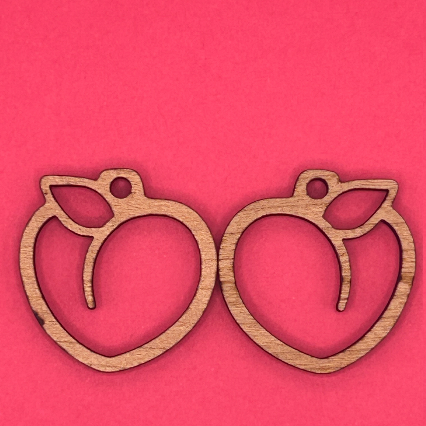 Blank Peach wooden bezel