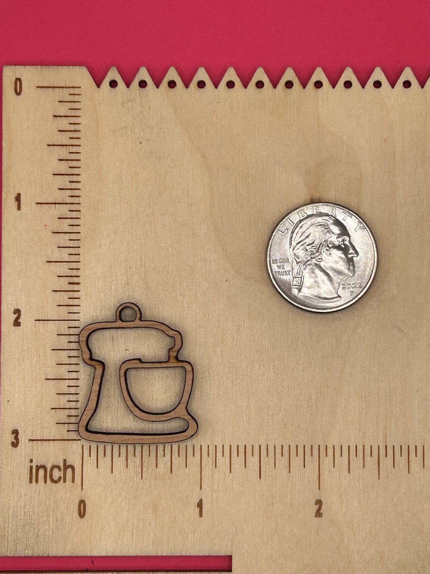 Blank mixer wooden bezels