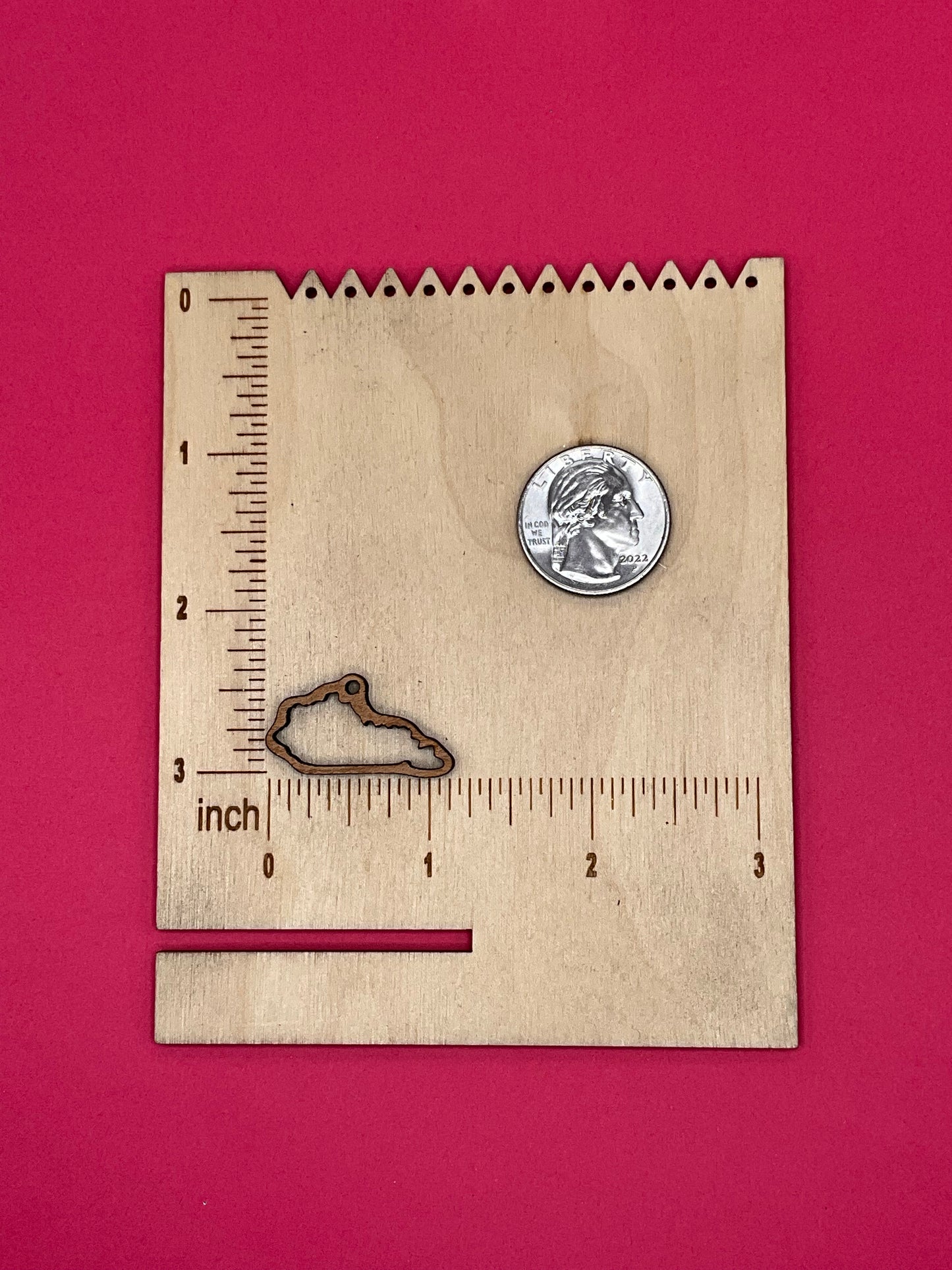 Blank Kentucky wooden bezel