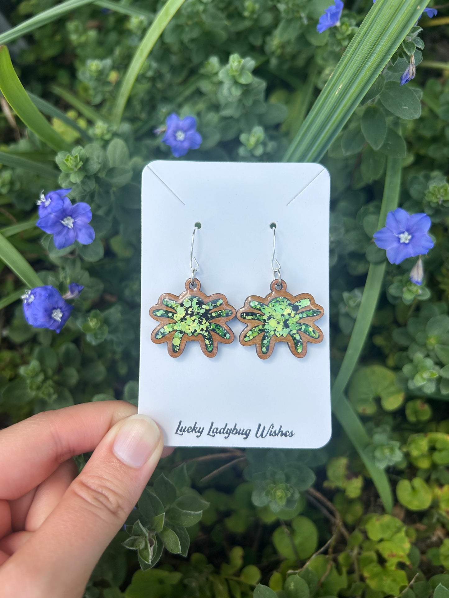 Spider earrings