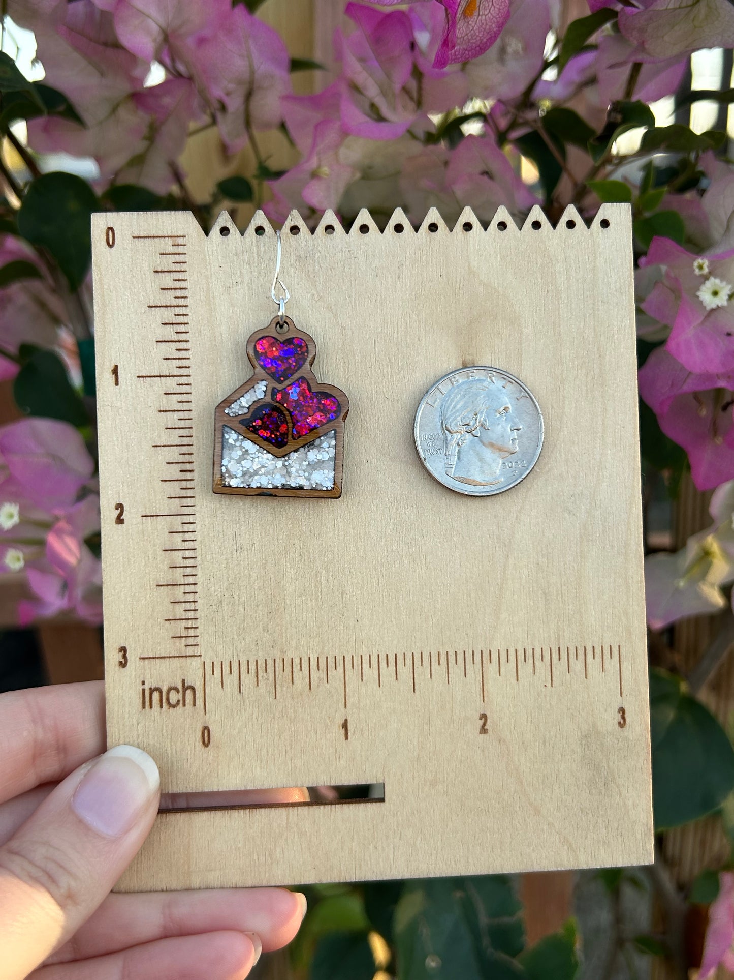 Love letter earrings