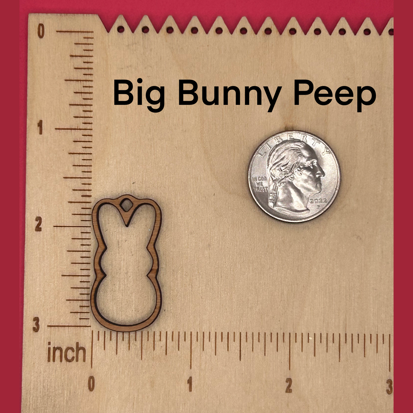 Blank Peeps wooden bezels