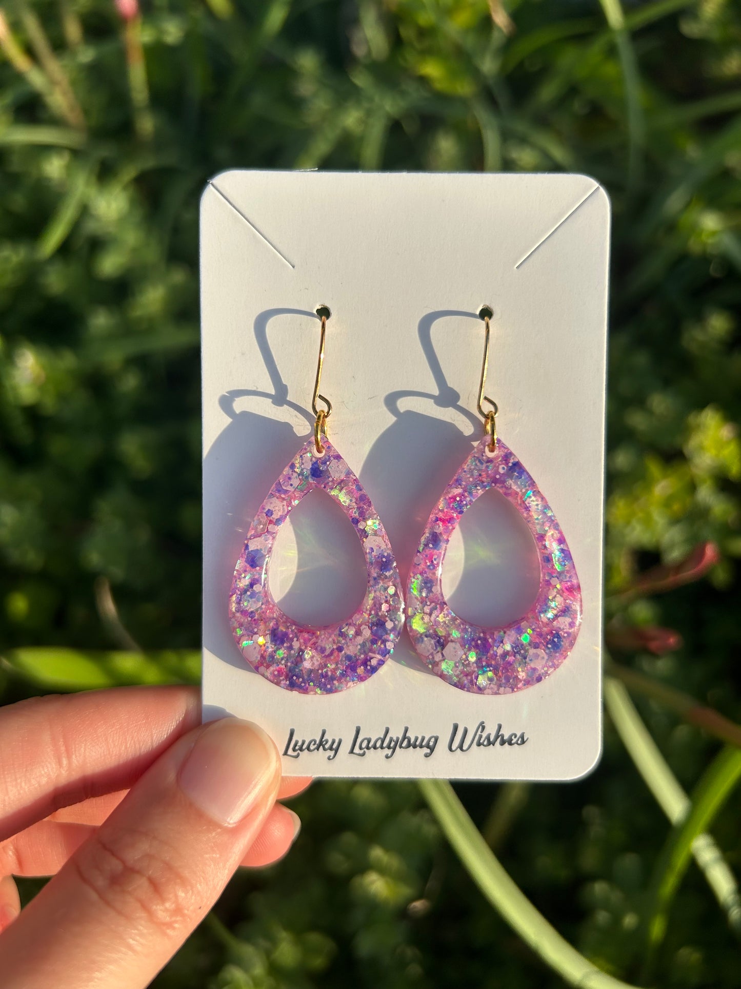 Small Summer Sunset earrings