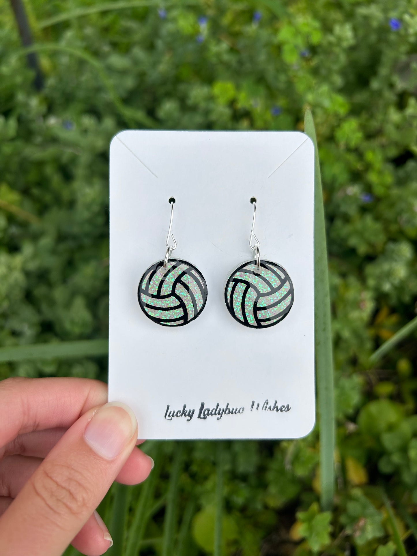 Volleyball earrings