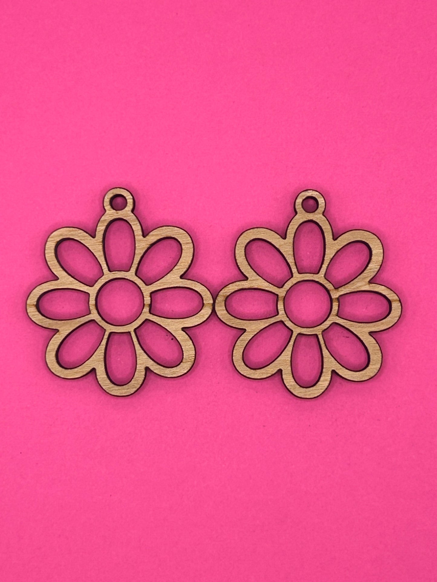 Blank daisy wooden bezel