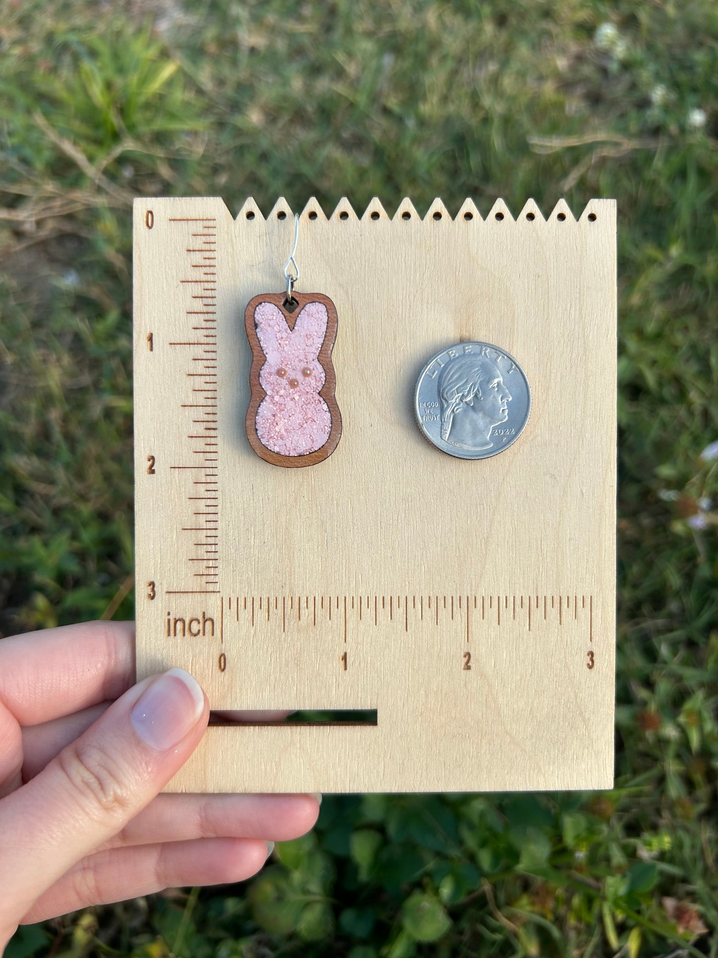Peep Bunny earrings