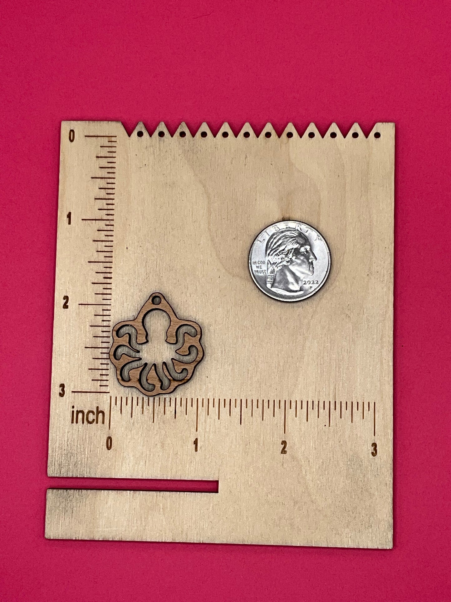 Blank Octopus wooden bezels
