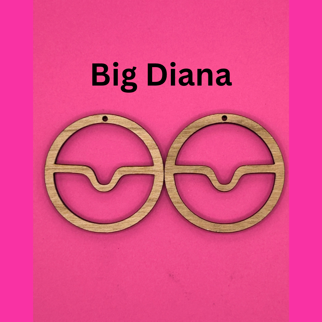 Blank Diana wooden bezel